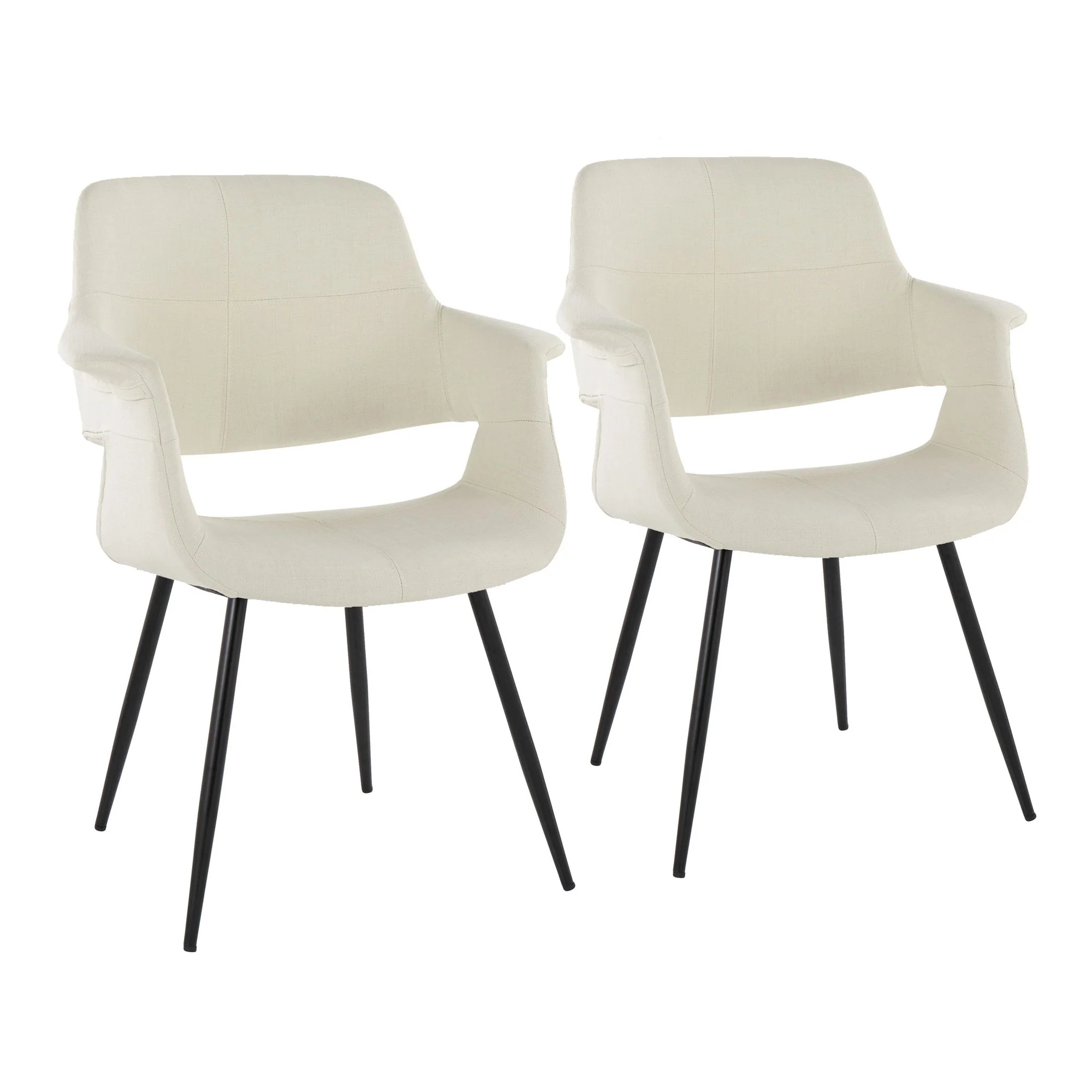 Vintage Flair Chair - Set of 2 Black By LumiSource - CH-VFLPU-MTPR1 AUBK2 - Image 19