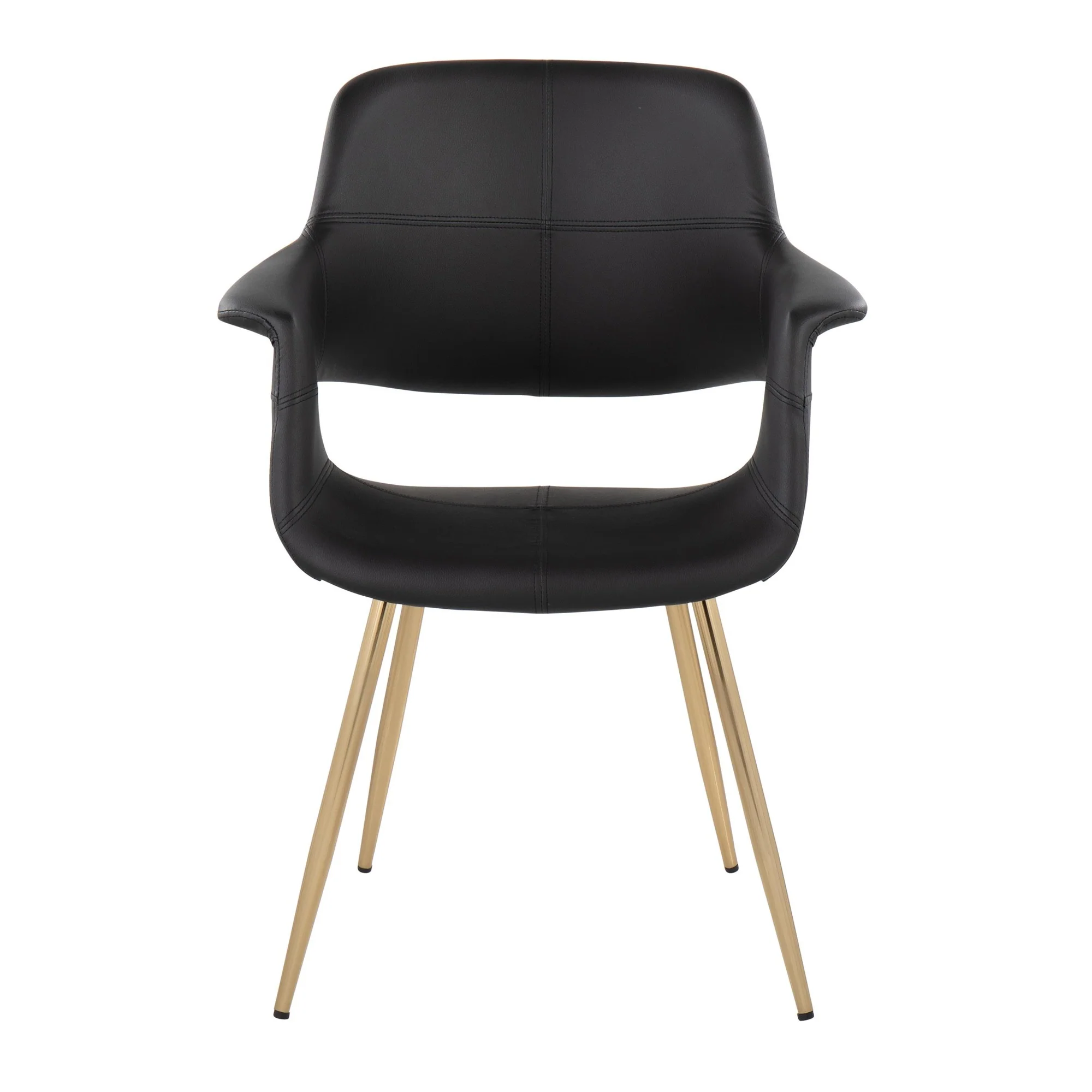 Vintage Flair Chair - Set of 2 Black By LumiSource - CH-VFLPU-MTPR1 AUBK2 - Image 2