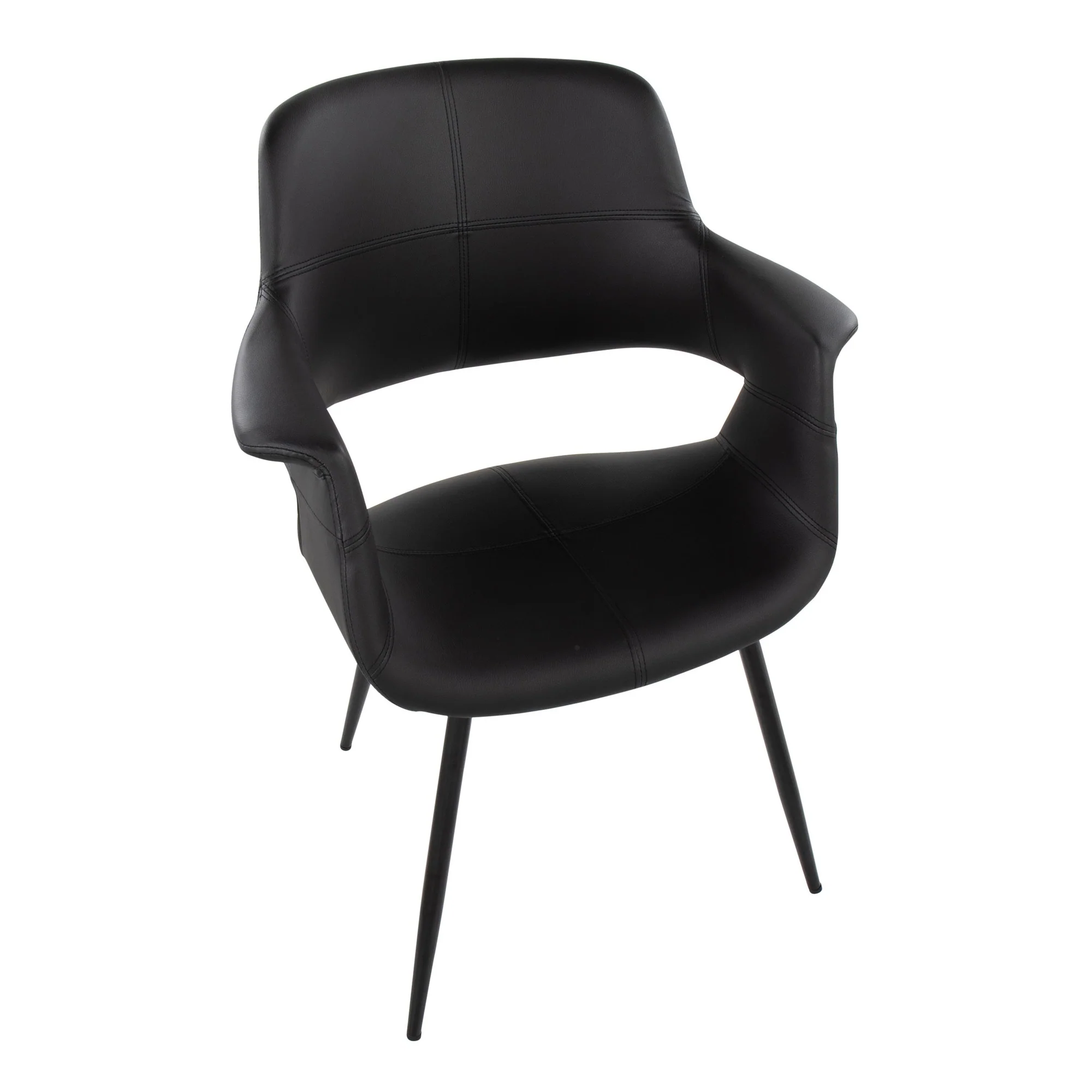 Vintage Flair Chair - Set of 2 Black By LumiSource - CH-VFLPU-MTPR1 AUBK2 - Image 21