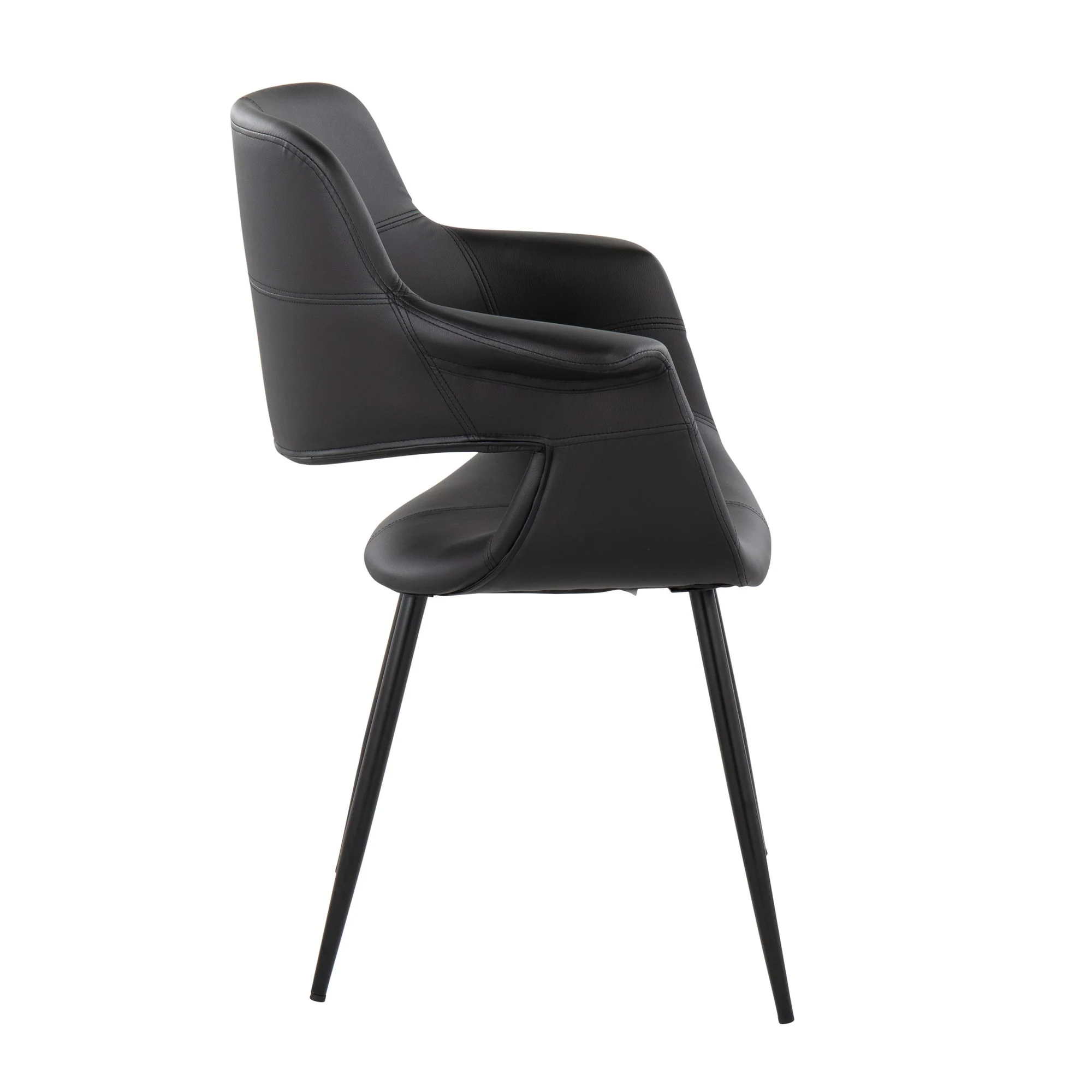 Vintage Flair Chair - Set of 2 Black By LumiSource - CH-VFLPU-MTPR1 AUBK2 - Image 24