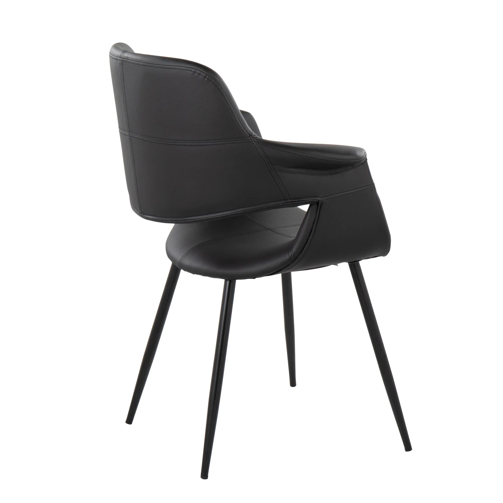 Vintage Flair Chair - Set of 2 Black By LumiSource - CH-VFLPU-MTPR1 AUBK2 - Image 25