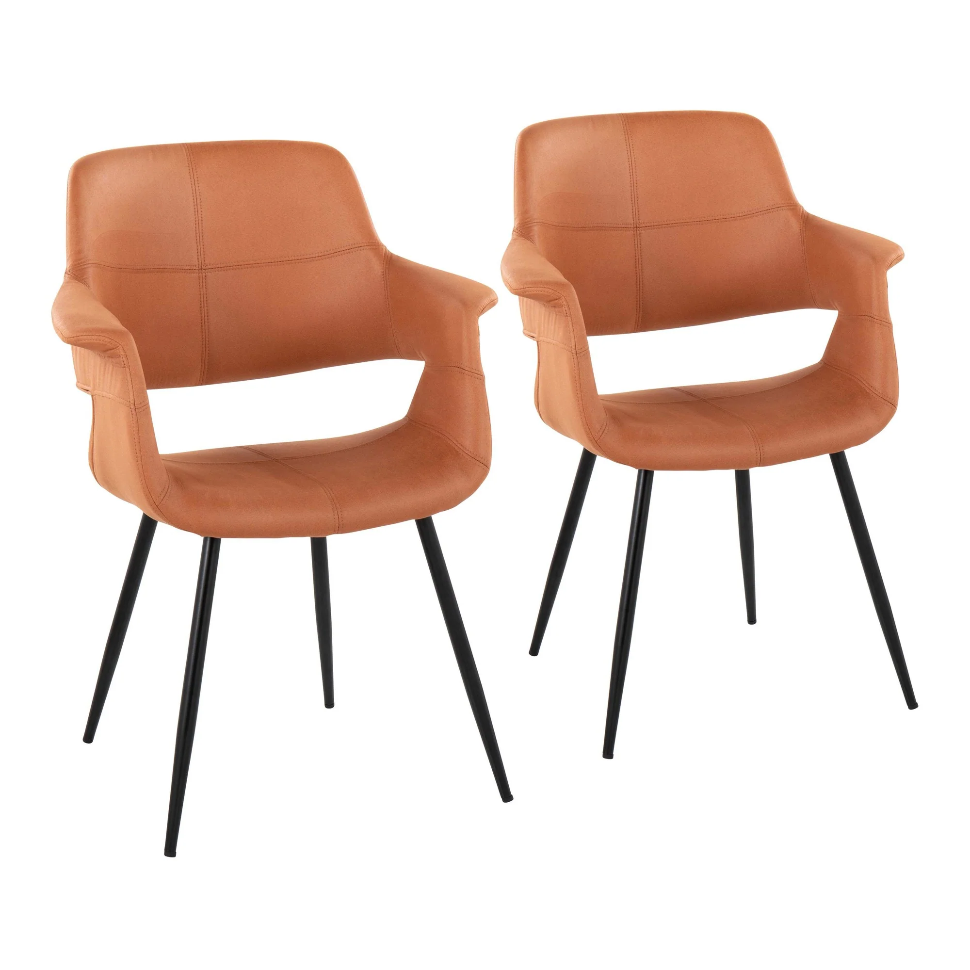 Vintage Flair Chair - Set of 2 Black By LumiSource - CH-VFLPU-MTPR1 AUBK2 - Image 27