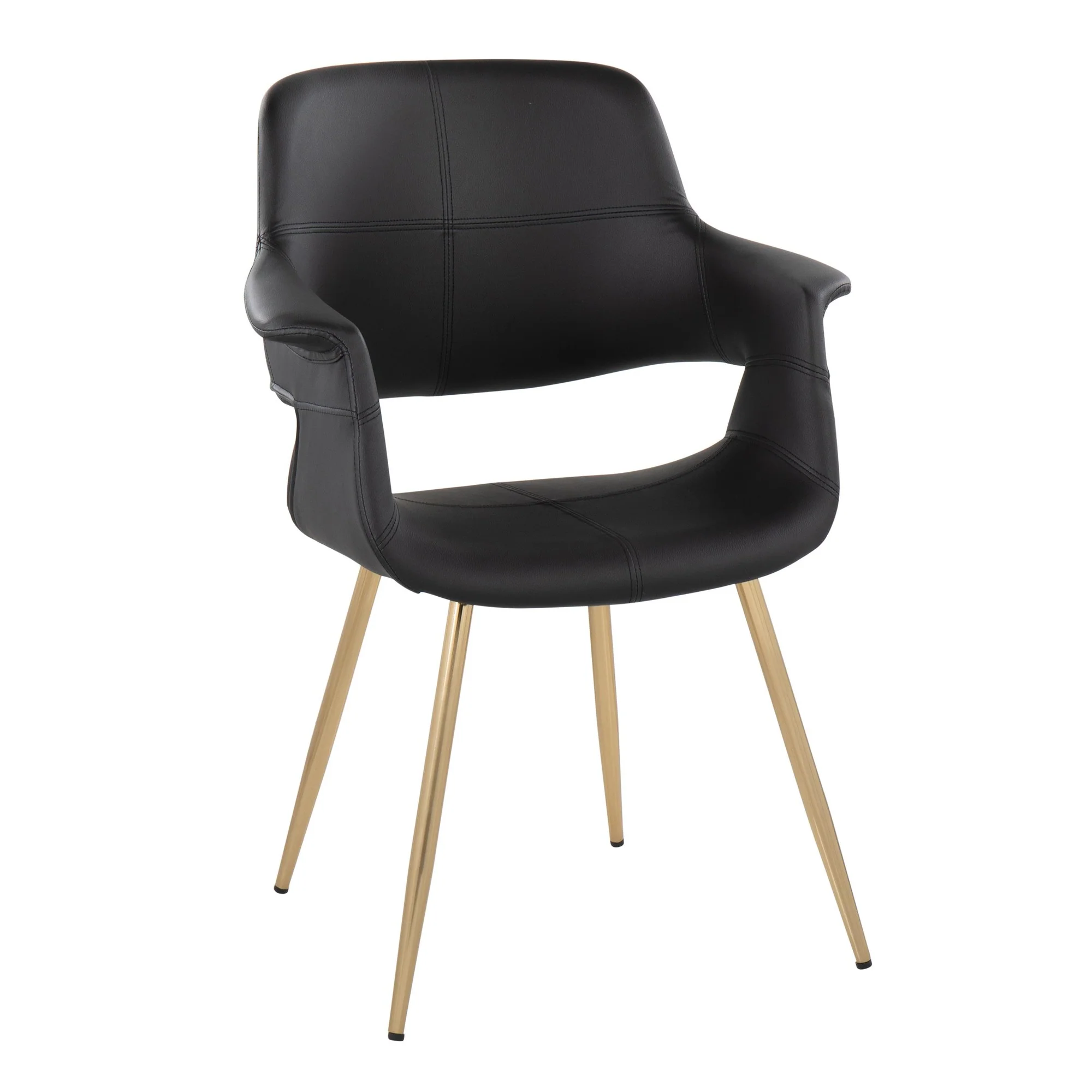 Vintage Flair Chair - Set of 2 Black By LumiSource - CH-VFLPU-MTPR1 AUBK2 - Image 5