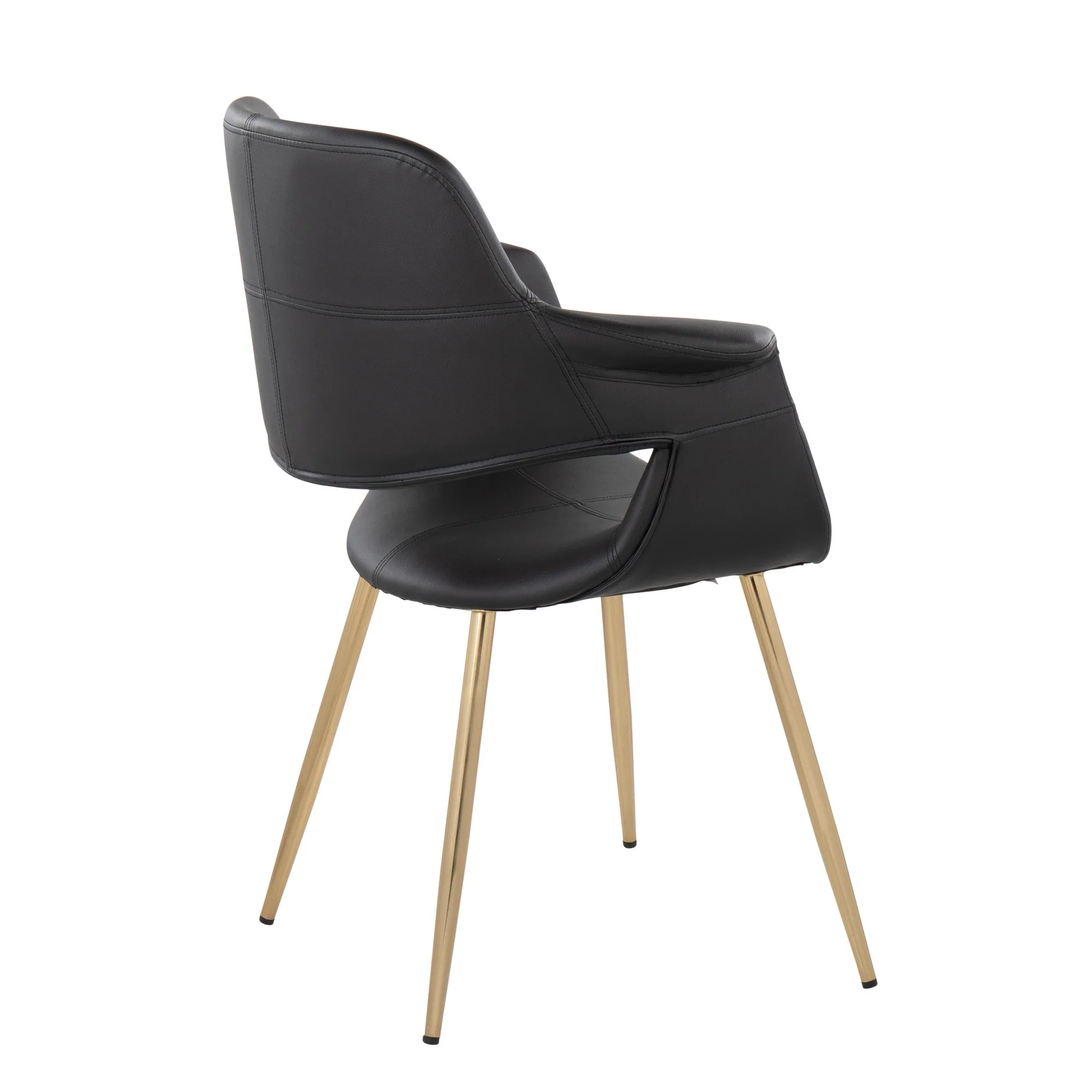 Vintage Flair Chair - Set of 2 Black By LumiSource - CH-VFLPU-MTPR1 AUBK2 - Image 7