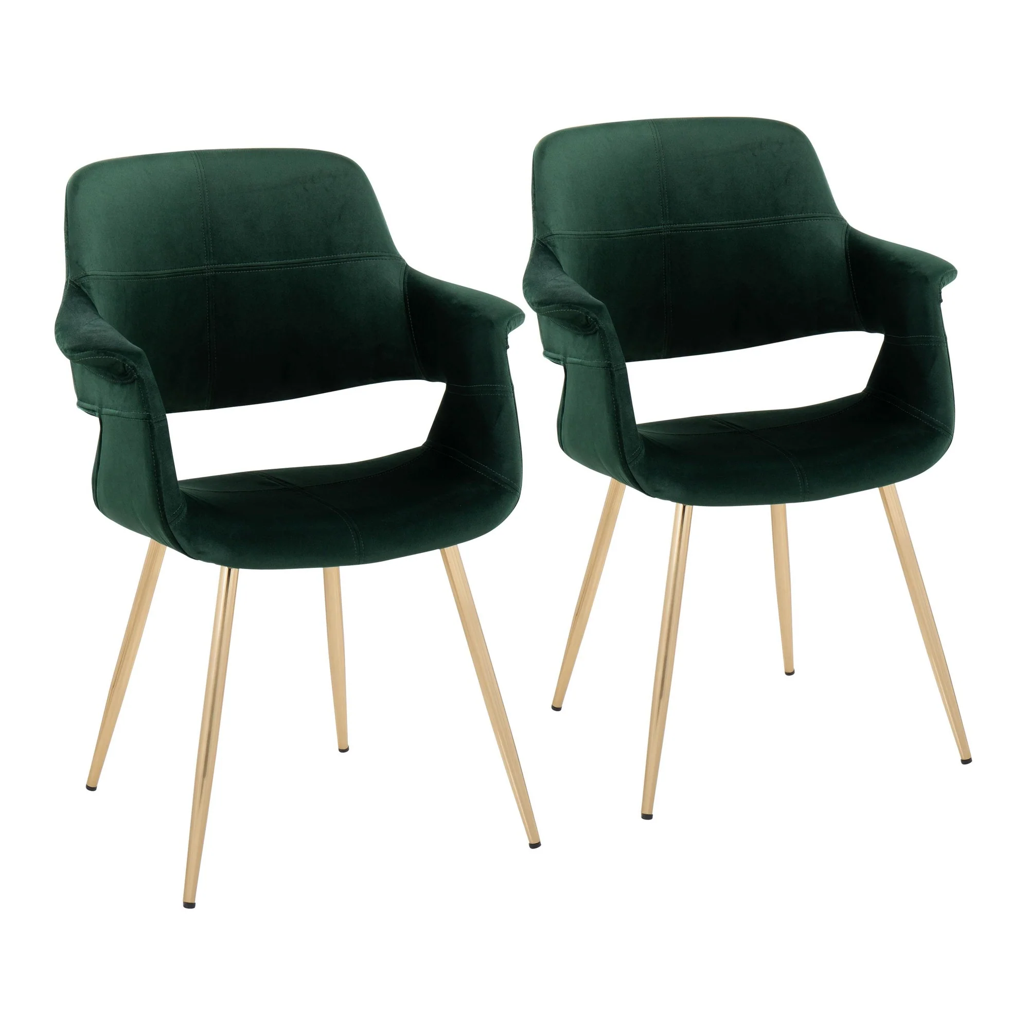 Vintage Flair Chair - Set of 2 Blue By LumiSource - CH-VFLV-MTPR1 AUBU2 - Image 19
