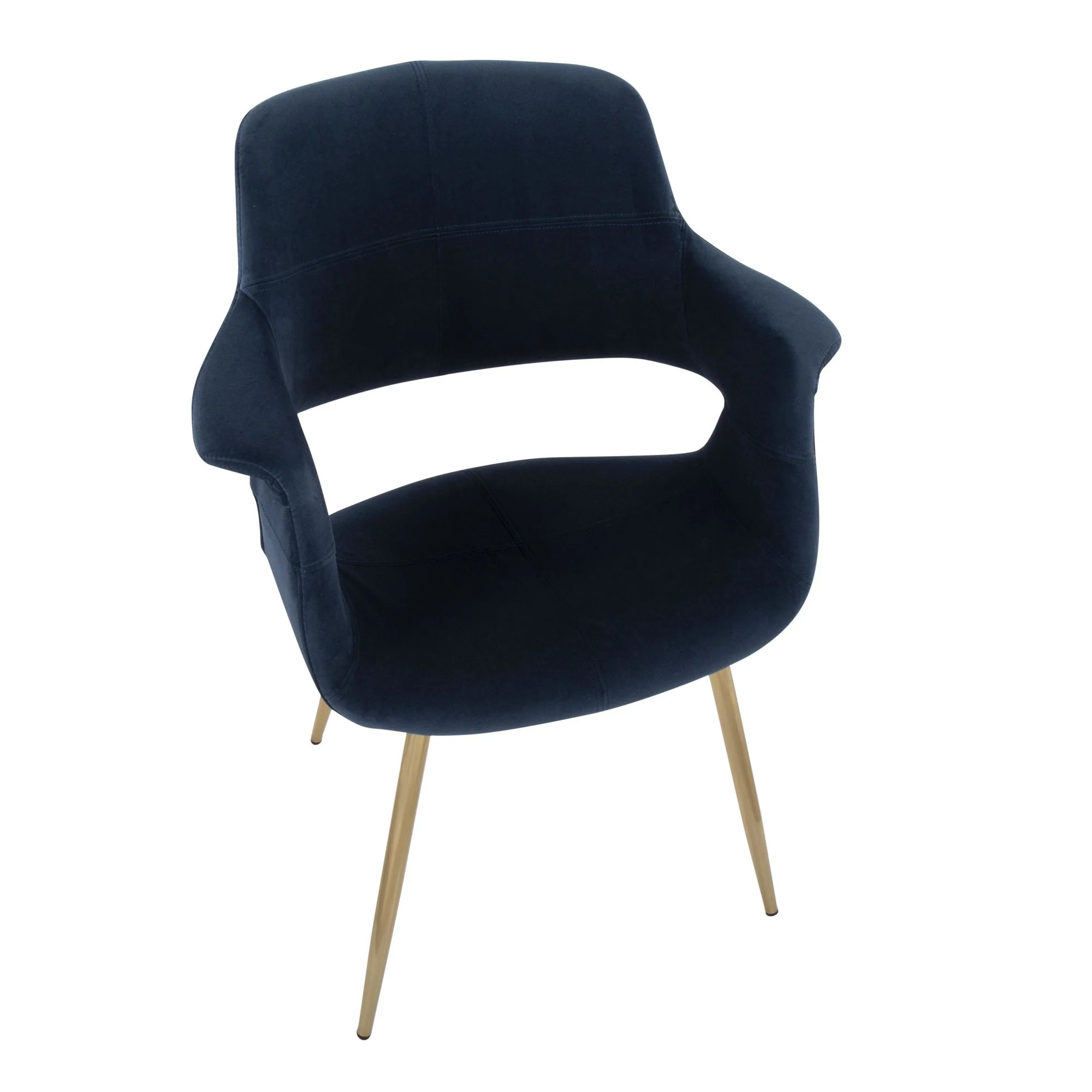 Vintage Flair Chair - Set of 2 Blue By LumiSource - CH-VFLV-MTPR1 AUBU2 - Image 4