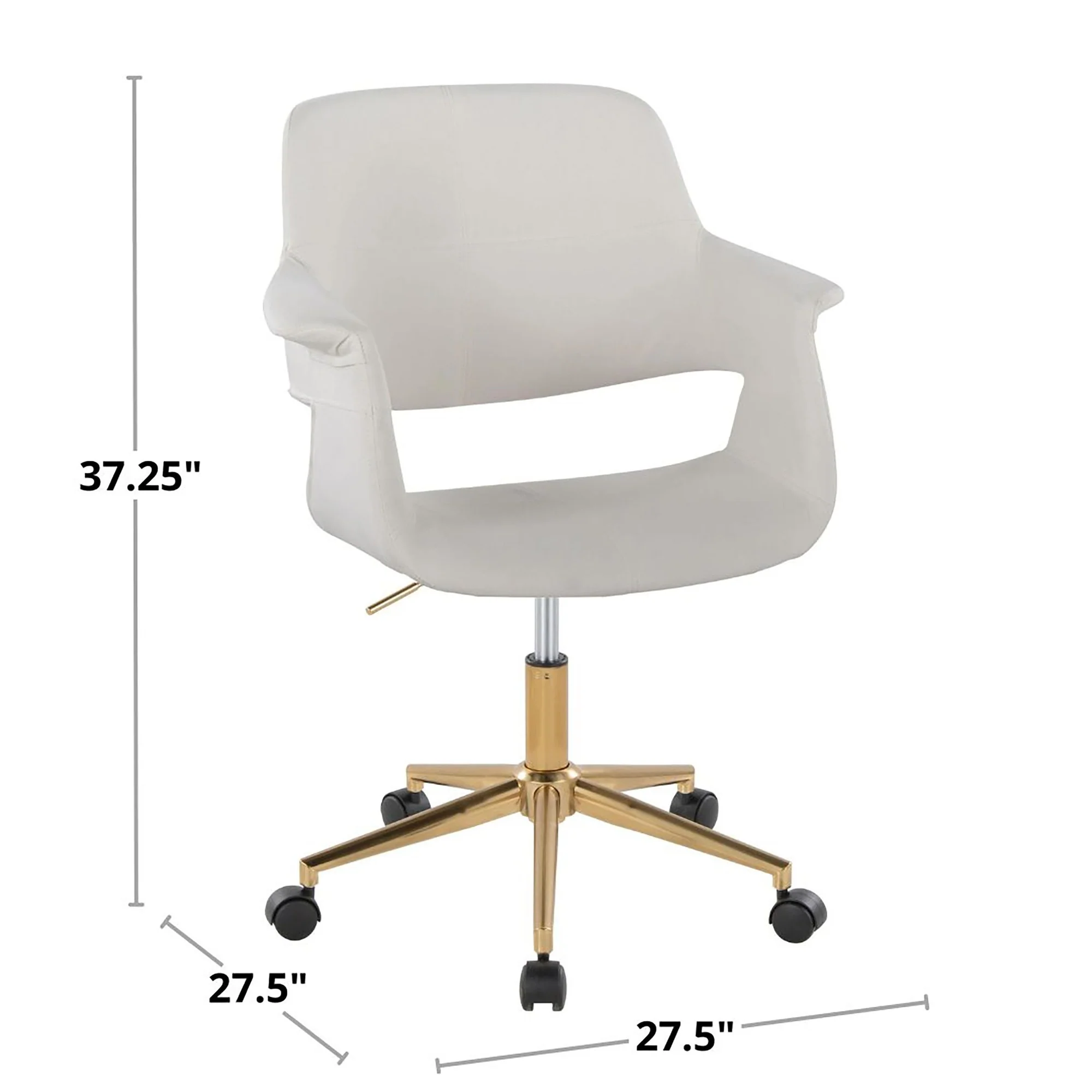 Vintage Flair Office Chair By LumiSource - OC-VFLV1 AUBU1 - Image 14