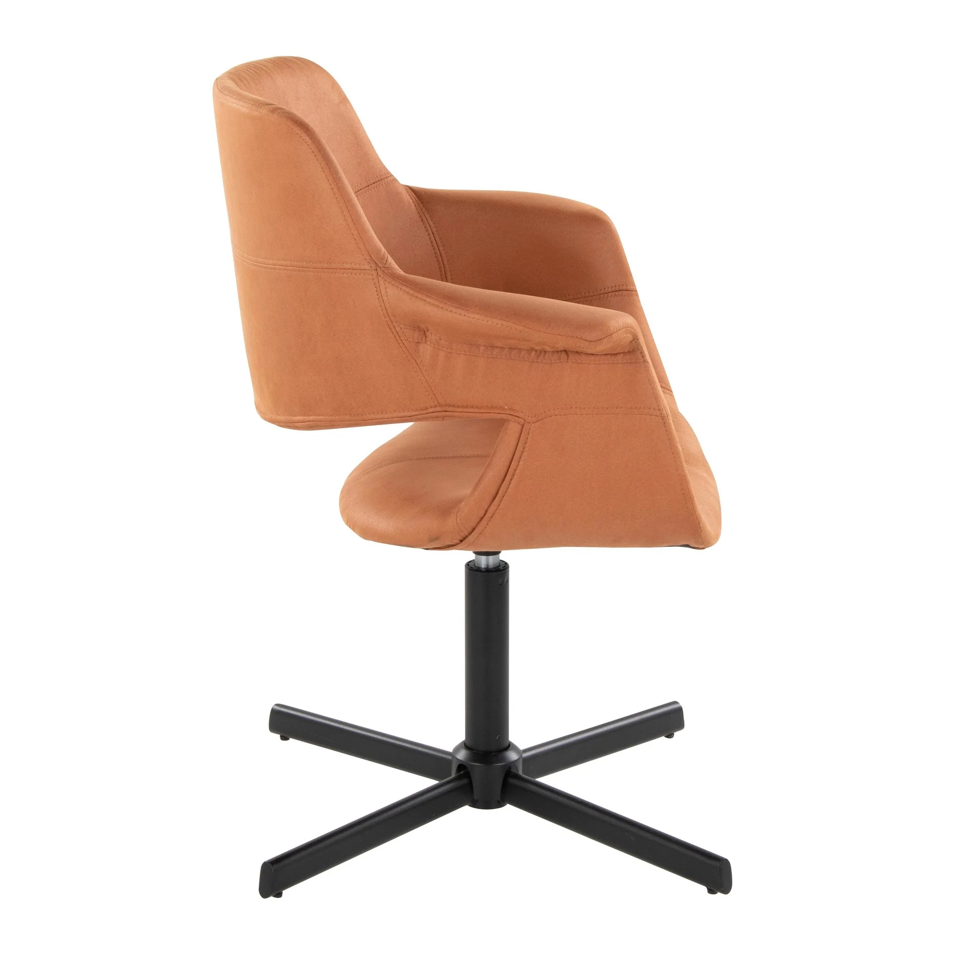 Vintage Flair Swivel Accent Chair By LumiSource - CHR-VFLPU-XPED1 BKBK1 - Image 12