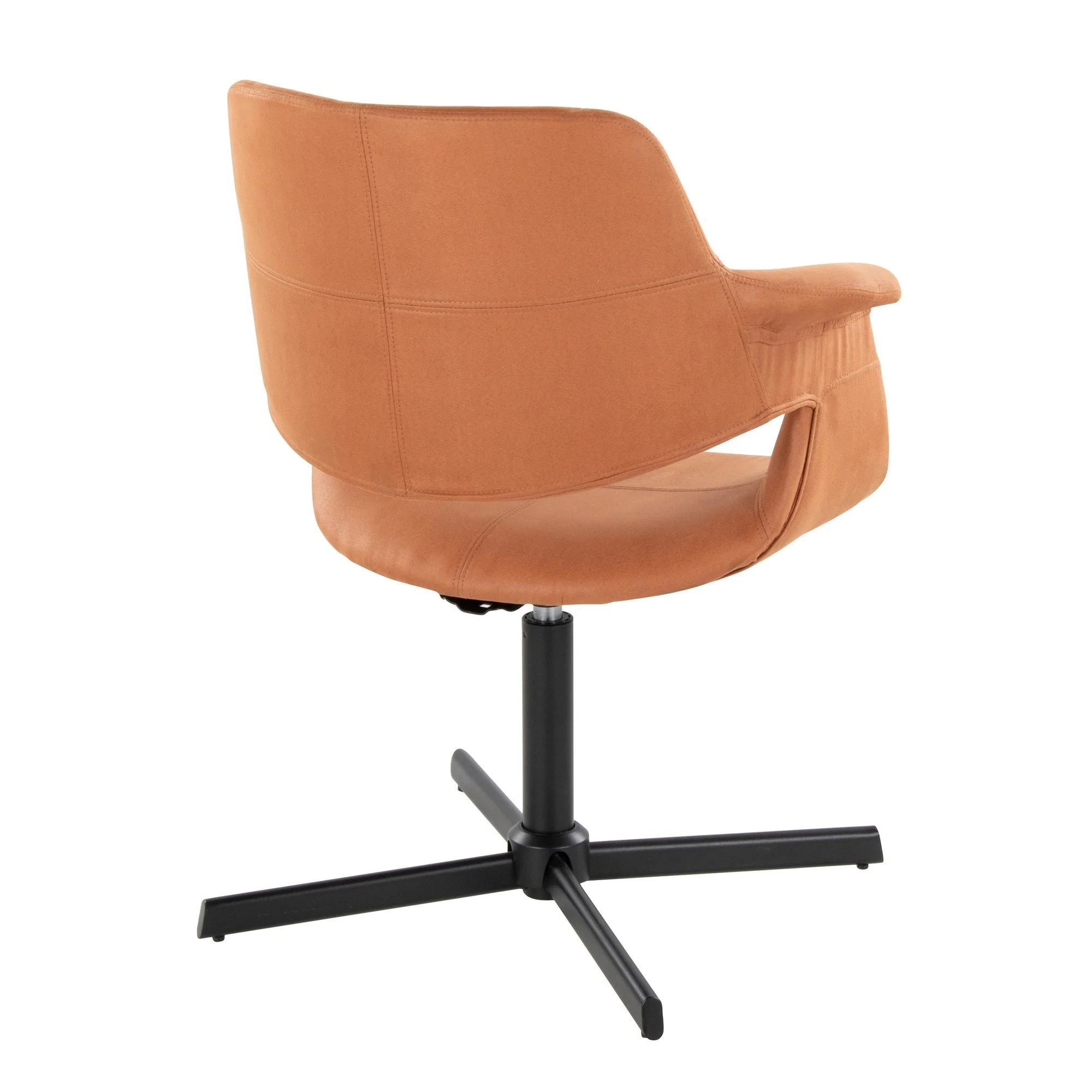 Vintage Flair Swivel Accent Chair By LumiSource - CHR-VFLPU-XPED1 BKBK1 - Image 13
