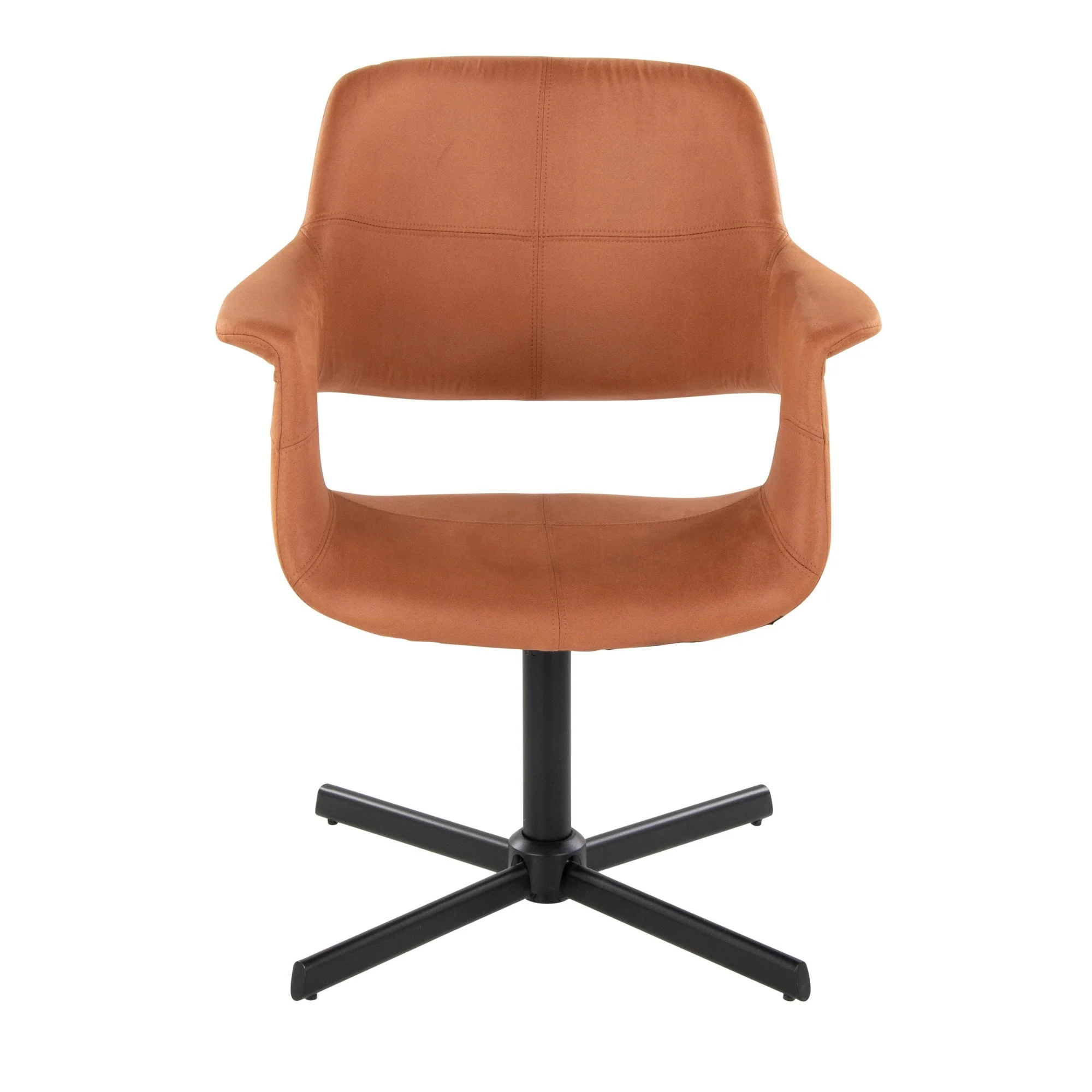 Vintage Flair Swivel Accent Chair By LumiSource - CHR-VFLPU-XPED1 BKBK1 - Image 15