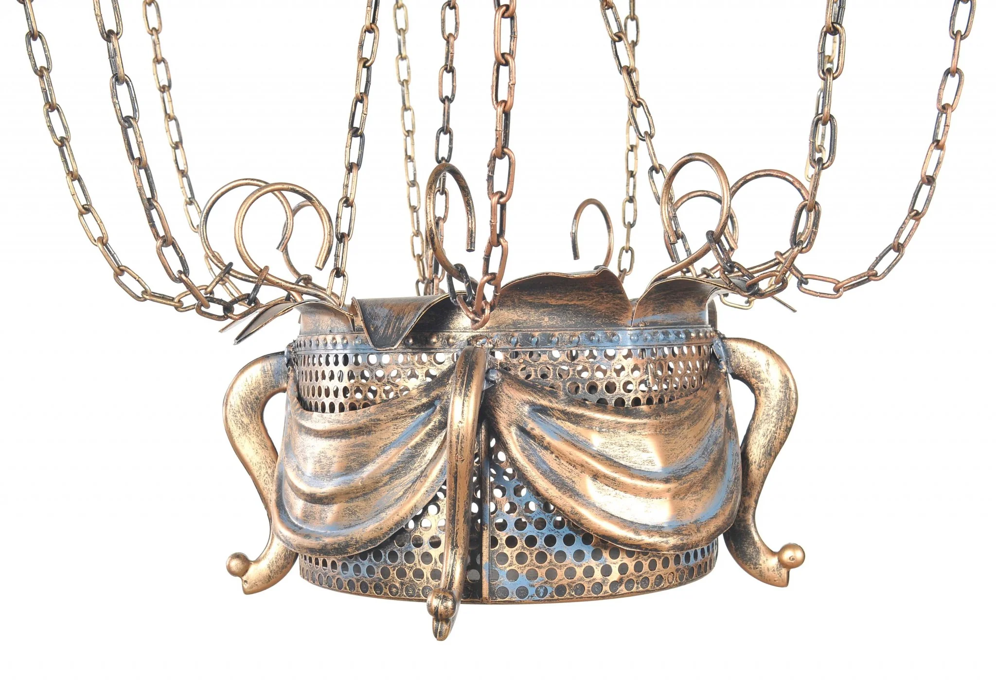 Vintage Hot Air Balloon Pendant By Homeroots - Image 3
