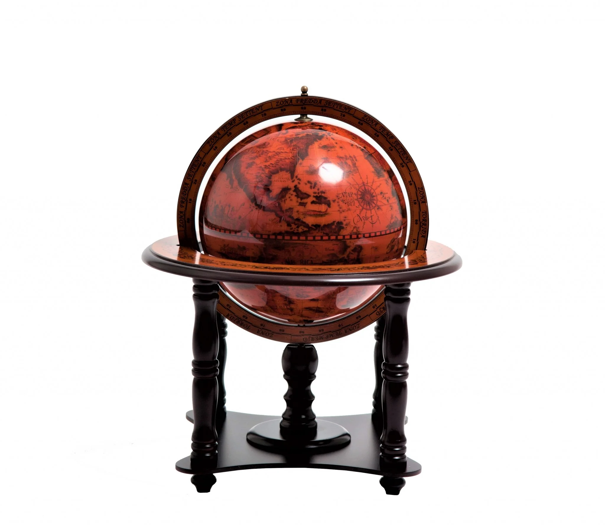 Vintage Look Desk Top Globe By Homeroots - Image 3