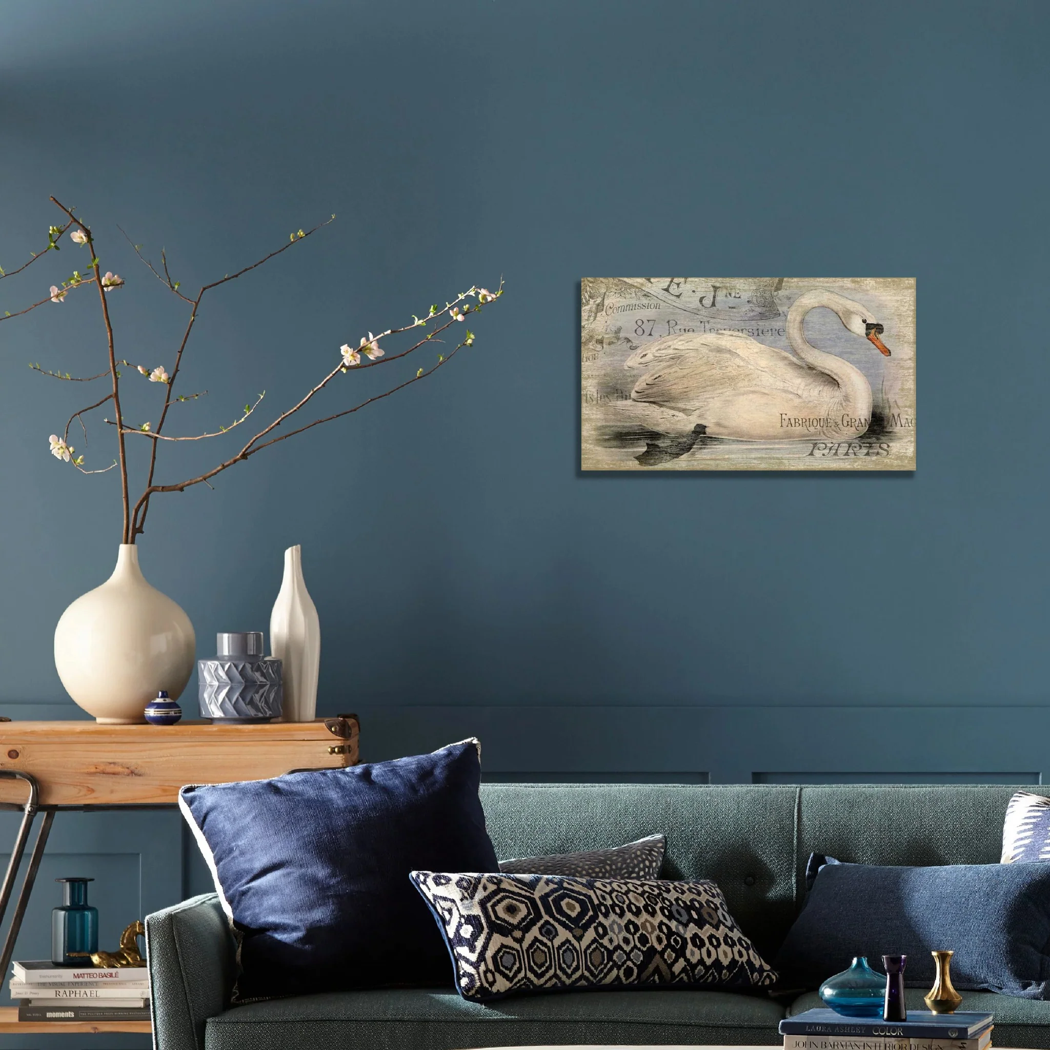 Vintage Look French Swan Wall Art By Homeroots - Image 3