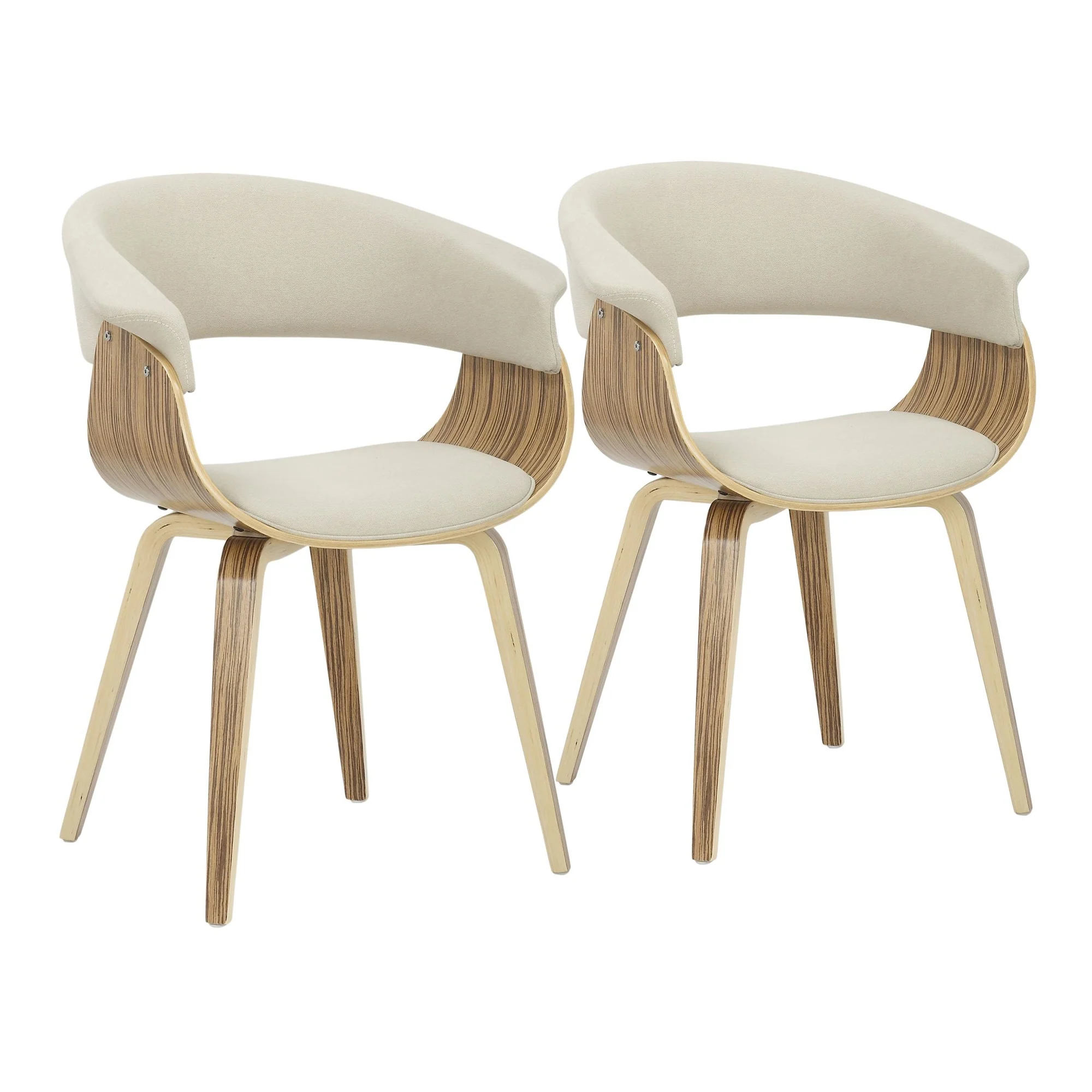Vintage Mod Chair - Set of 2 Blue By LumiSource - Image 39