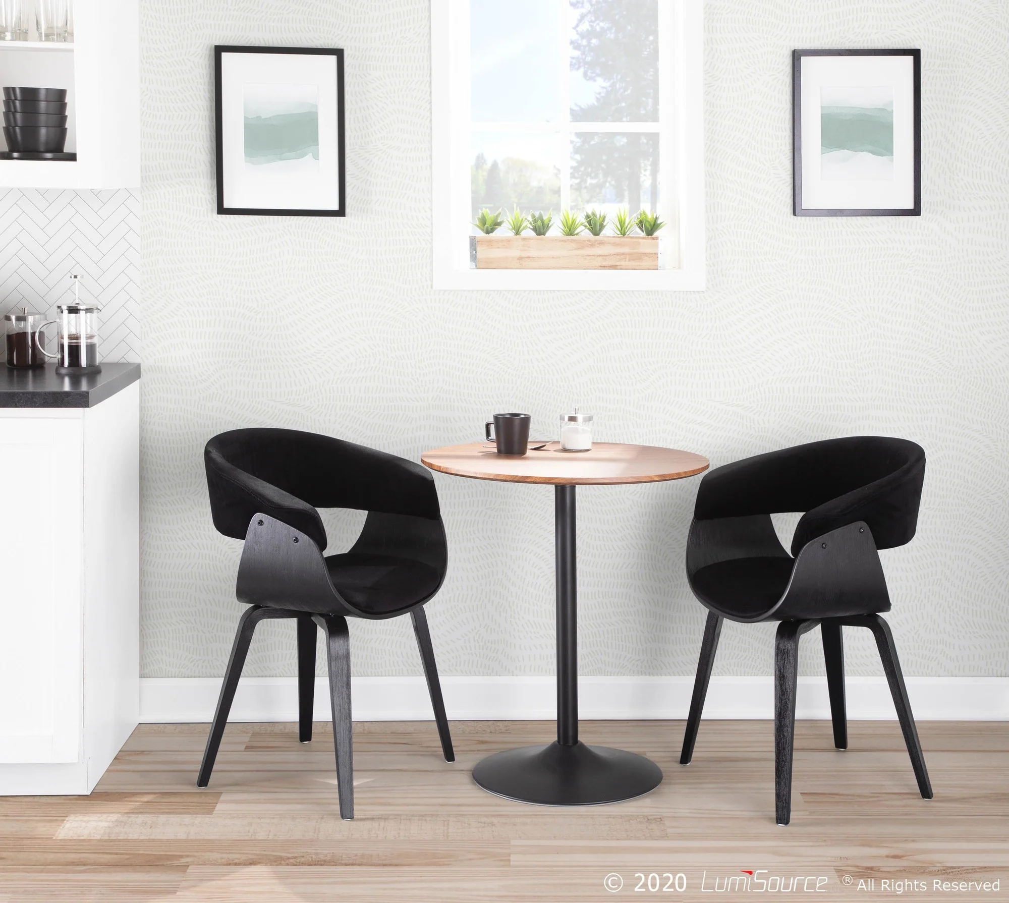 Vintage Mod Chair - Set of 2 Blue By LumiSource - Image 53