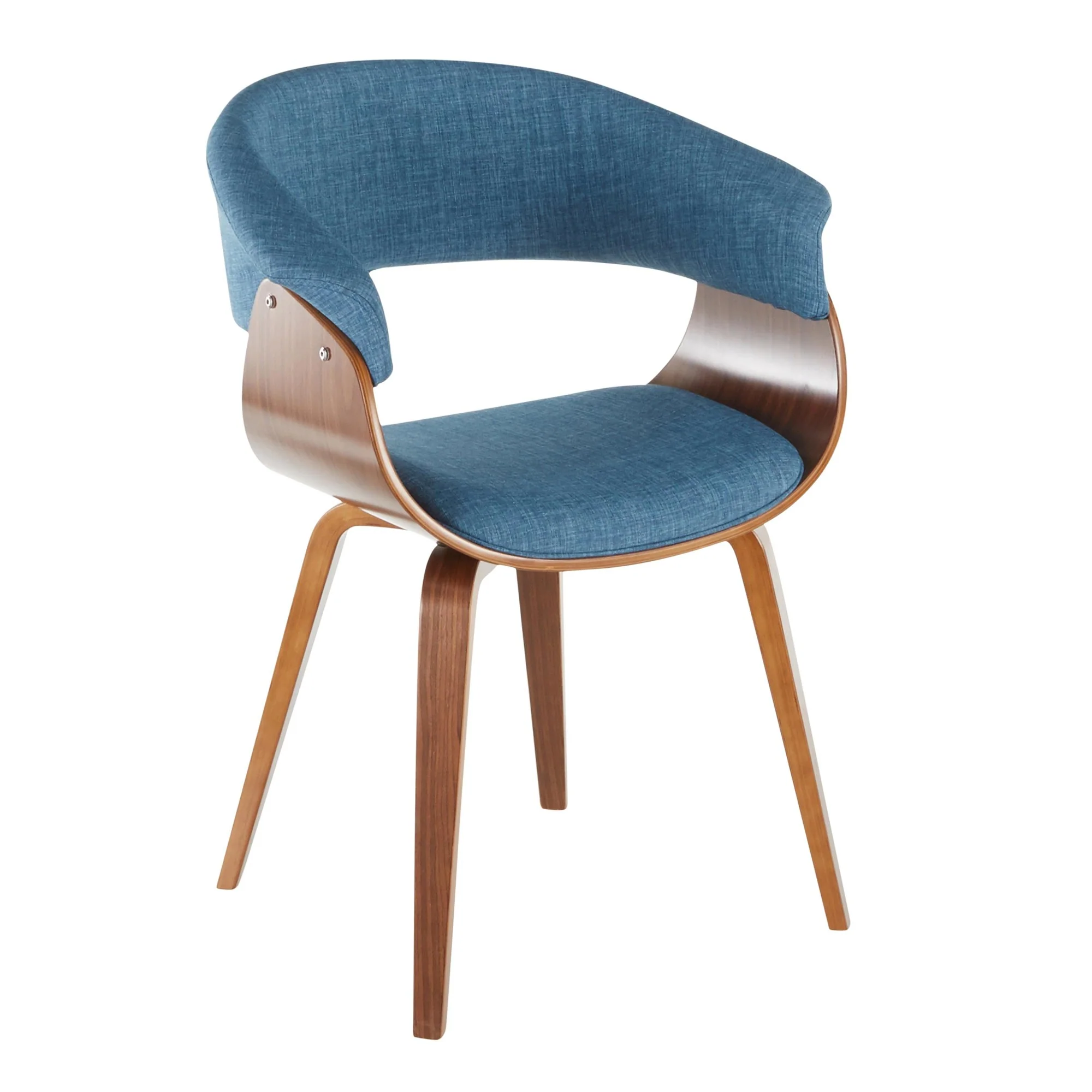 Vintage Mod Chair - Set of 2 Blue By LumiSource - Image 8