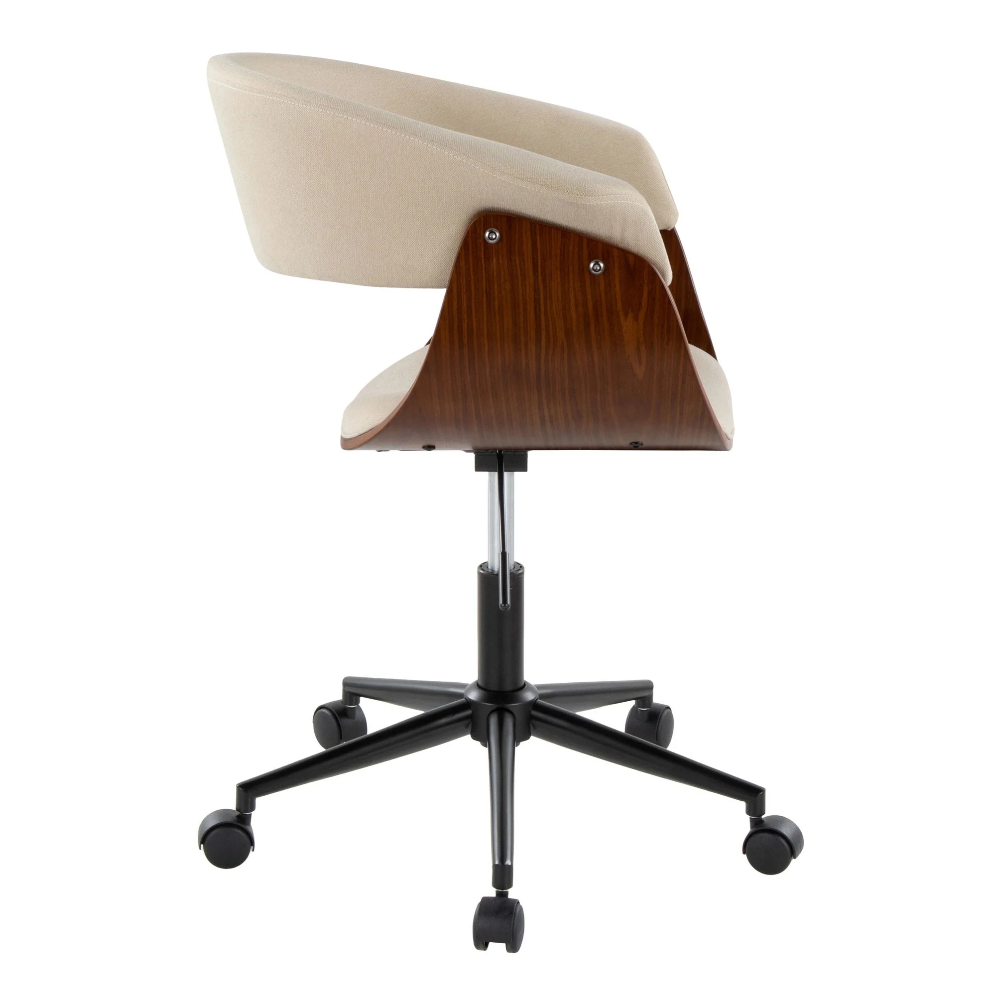 Vintage Mod Office Chair By LumiSource - OC-VMOFB1 AUZBCR1 - Image 12