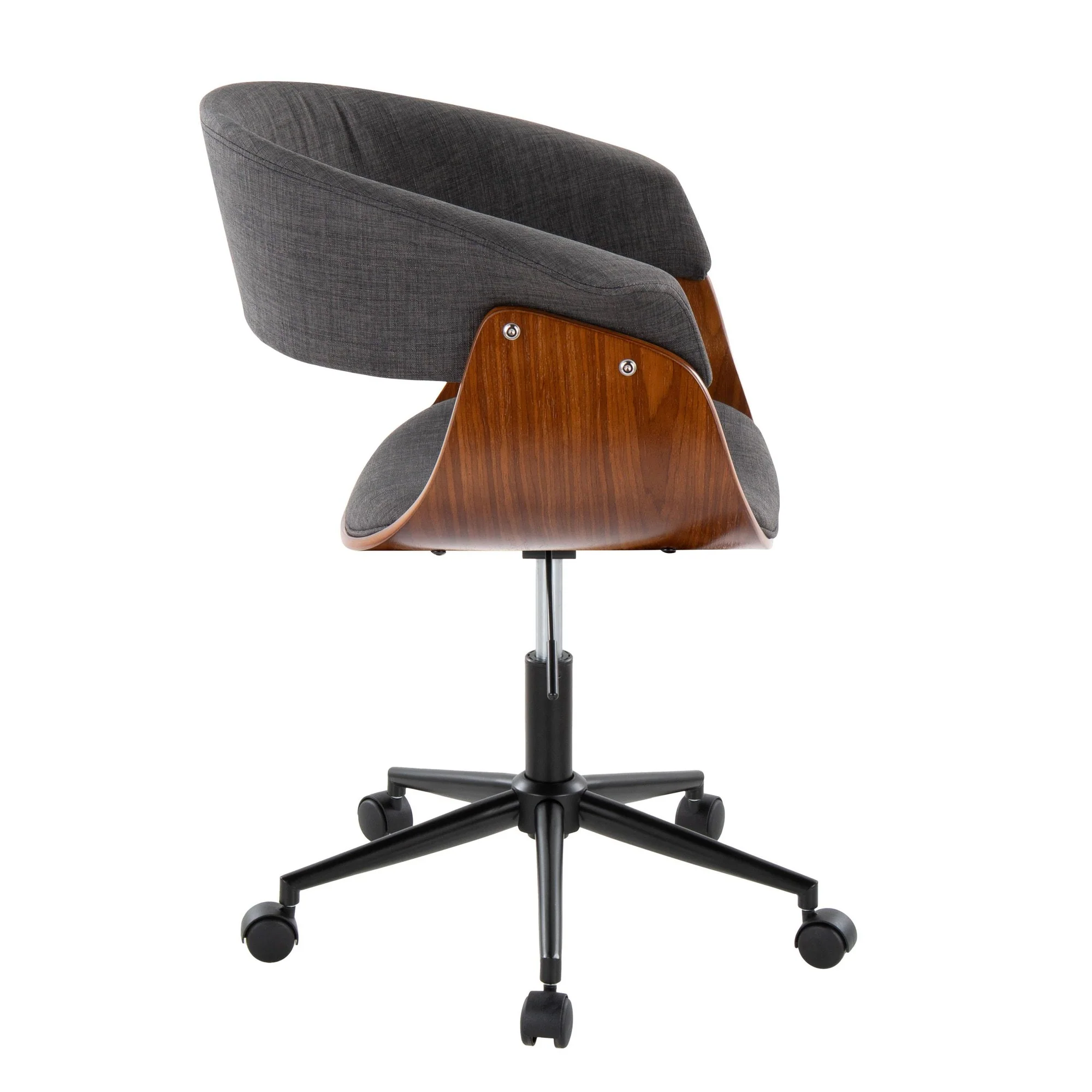 Vintage Mod Office Chair By LumiSource - OC-VMOFB1 AUZBCR1 - Image 7