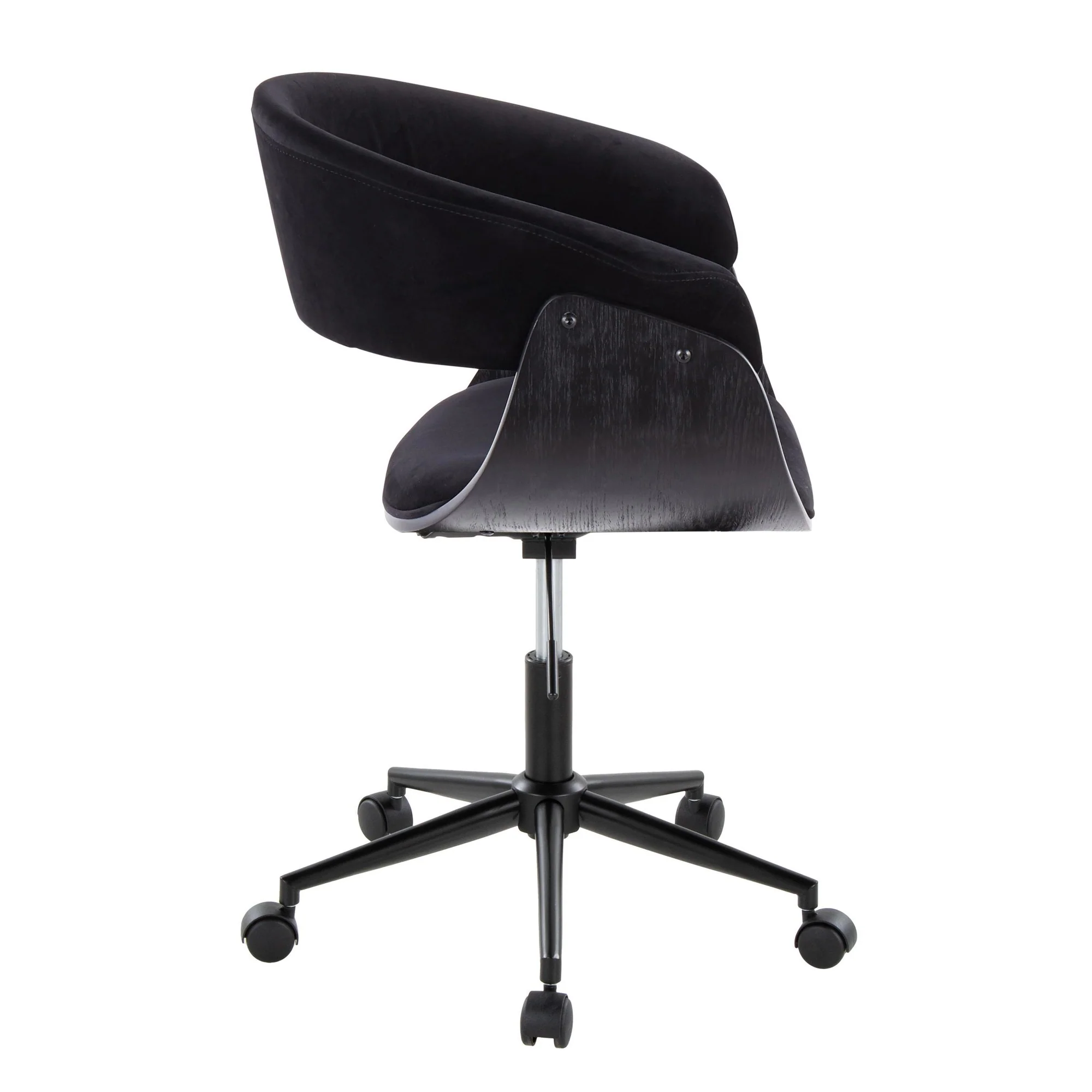 Vintage Mod Office Chair By LumiSource - OC-VMOV1 BKBKBK1 - Image 4