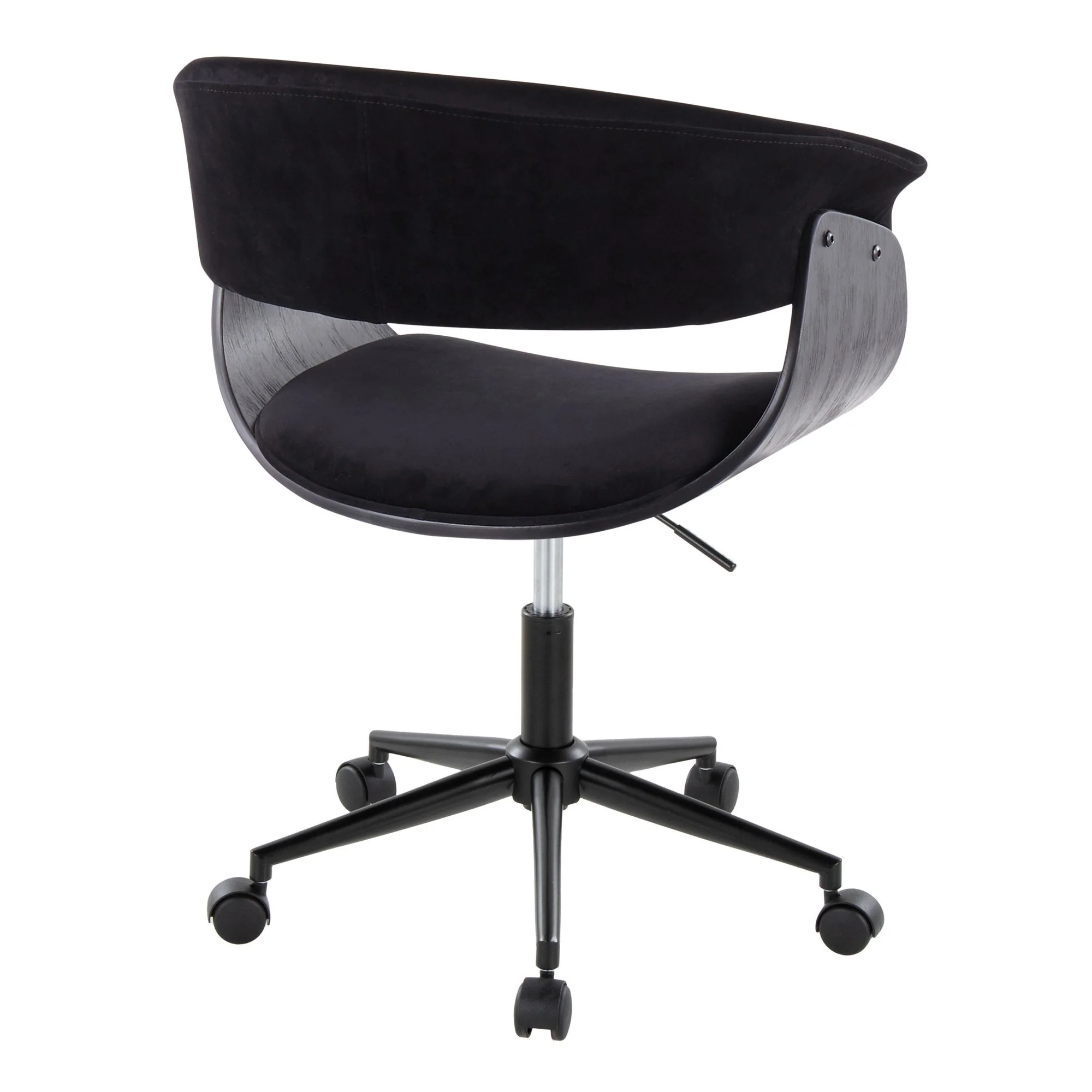 Vintage Mod Office Chair By LumiSource - OC-VMOV1 BKBKBK1 - Image 5