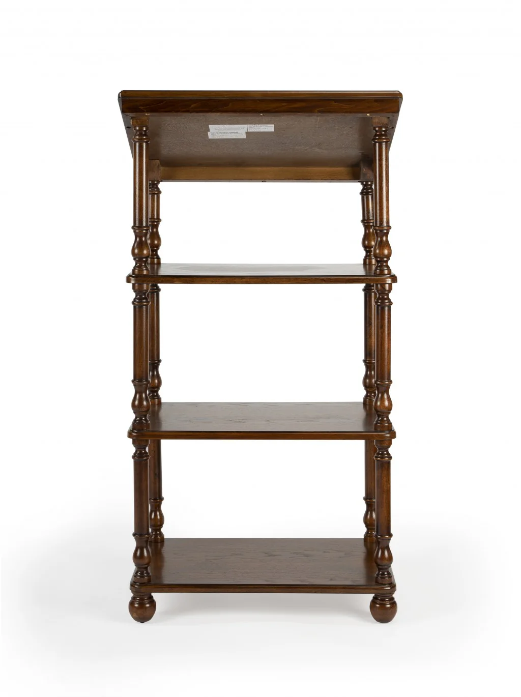 Vintage Oak Library Stand By Homeroots - Image 5