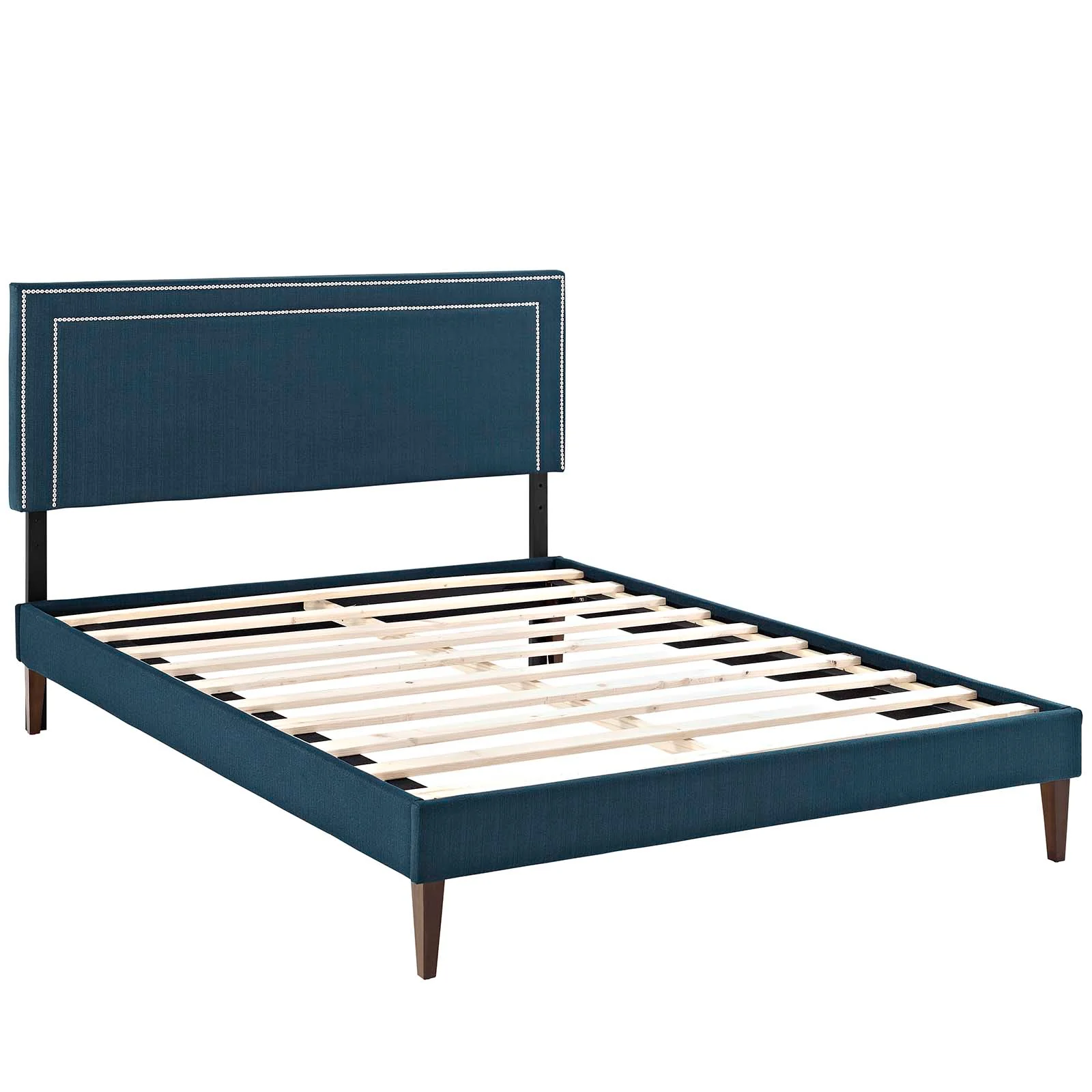 Virginia King Fabric Platform Bed with Squared Tapered Legs By Modway - MOD-5925 - Image 3
