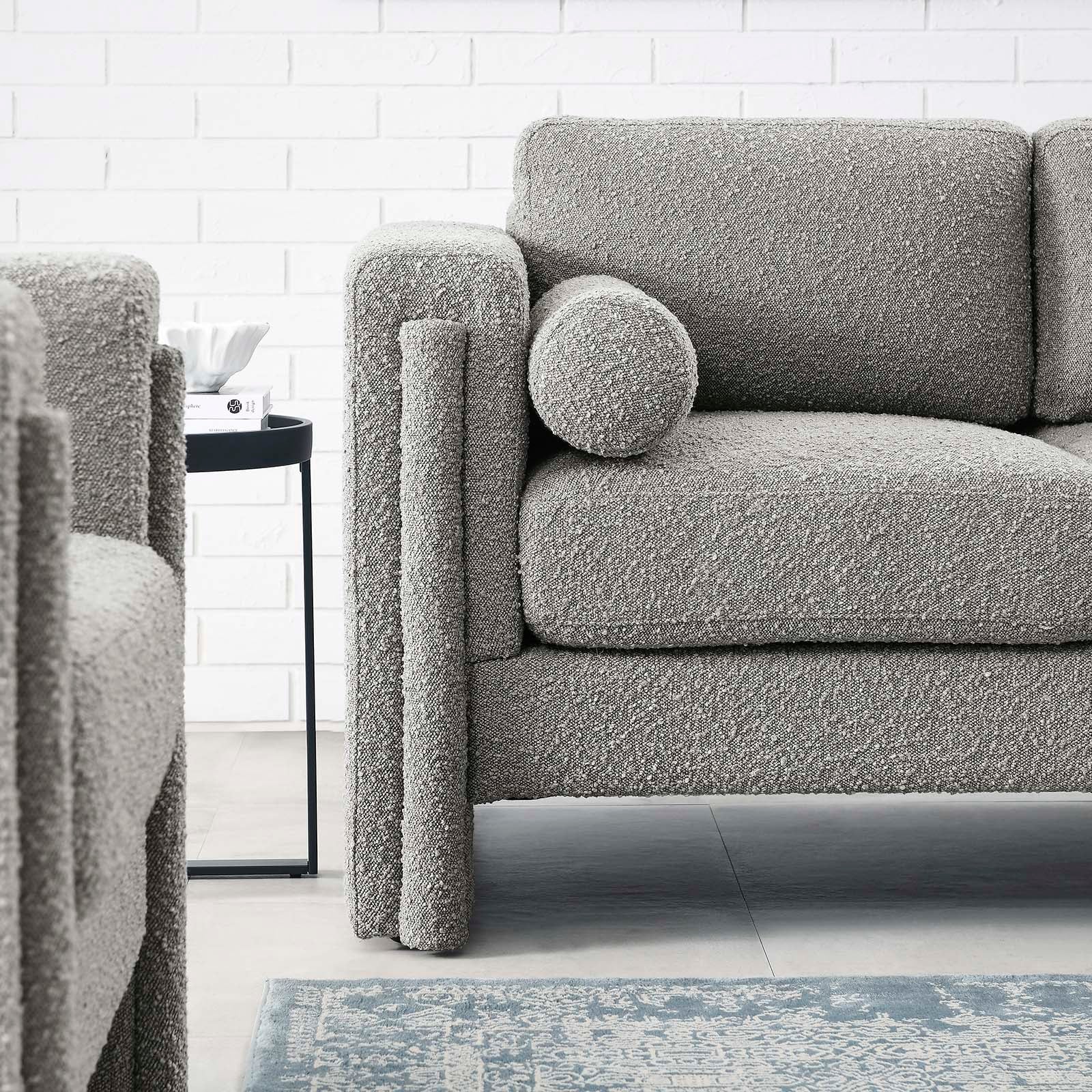 Visible Boucle Fabric Loveseat By Modway - EEI-6376 - Image 17