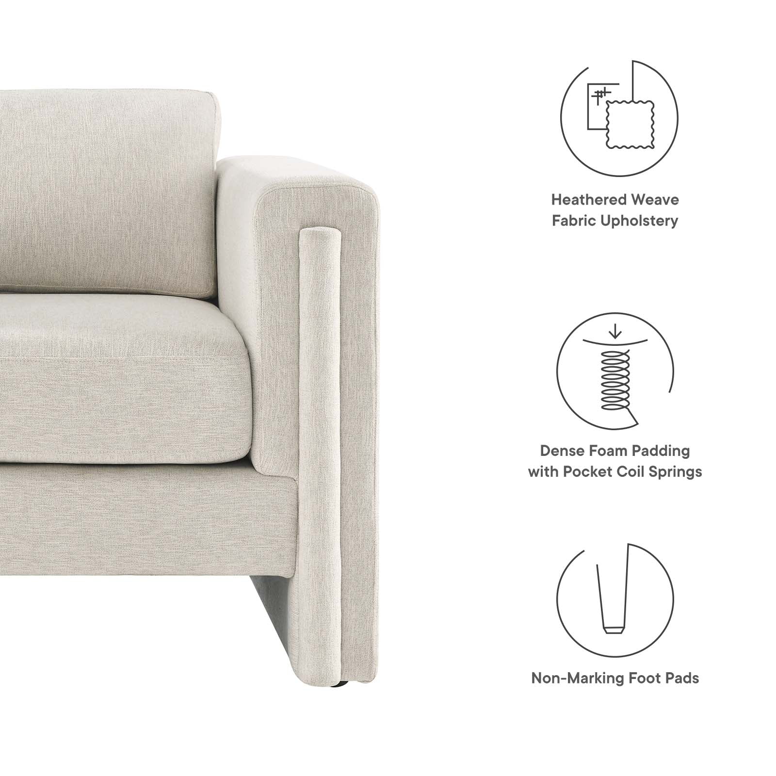 Visible Fabric Armchair By Modway - EEI-6373 - Image 15