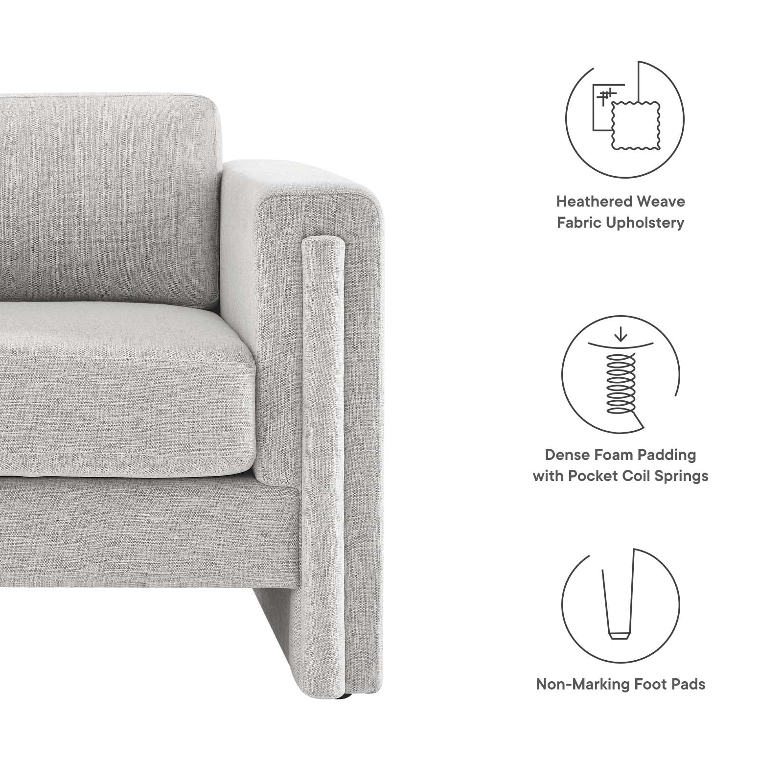 Visible Fabric Armchair By Modway - EEI-6373 - Image 23