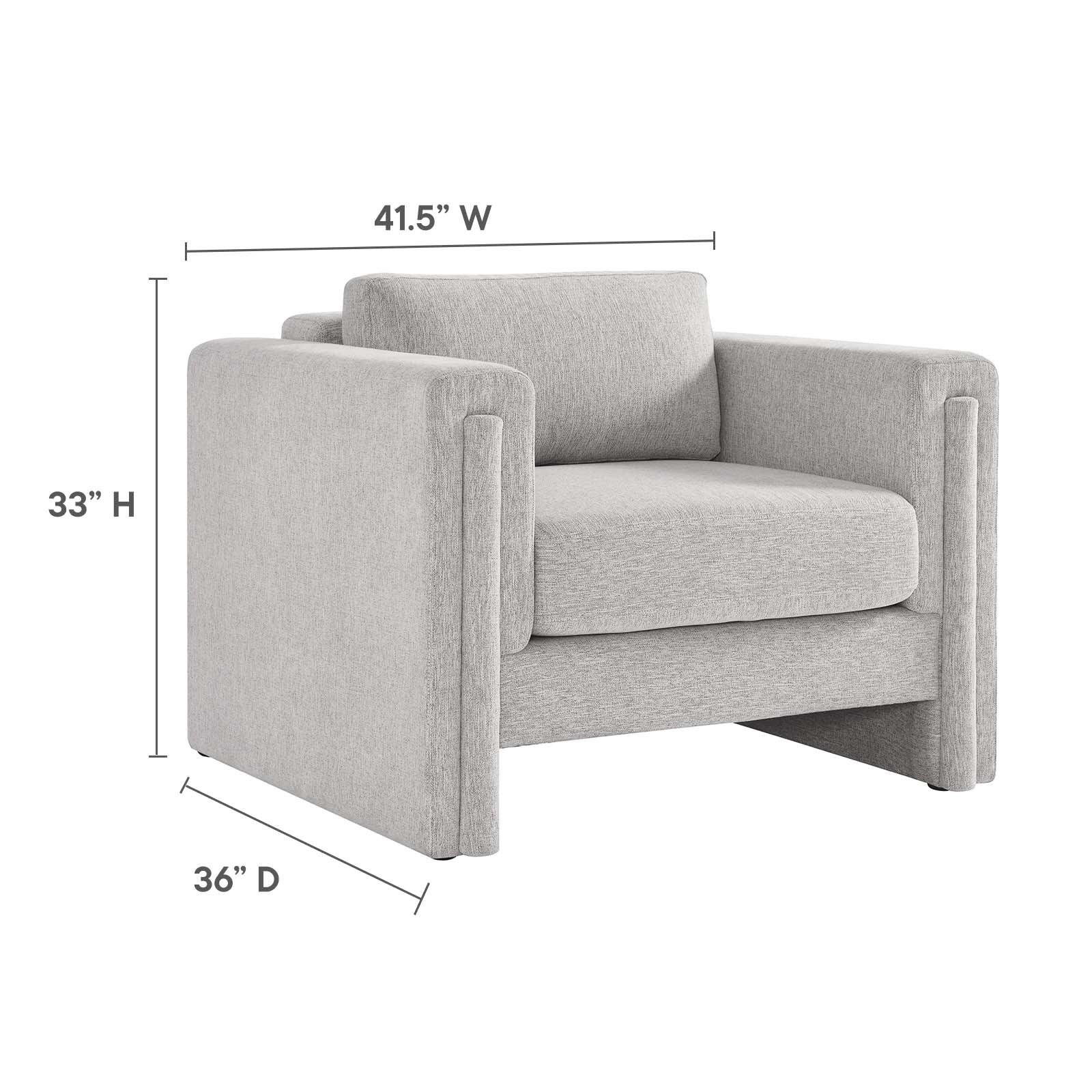 Visible Fabric Armchair By Modway - EEI-6373 - Image 24