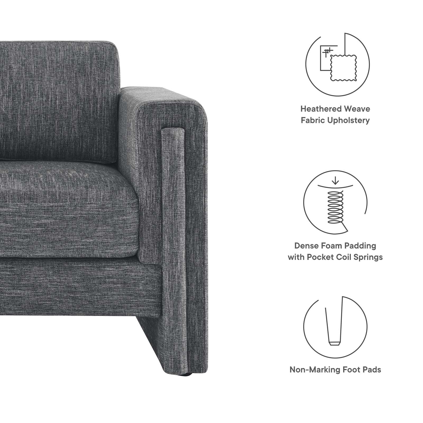 Visible Fabric Armchair By Modway - EEI-6373 - Image 7