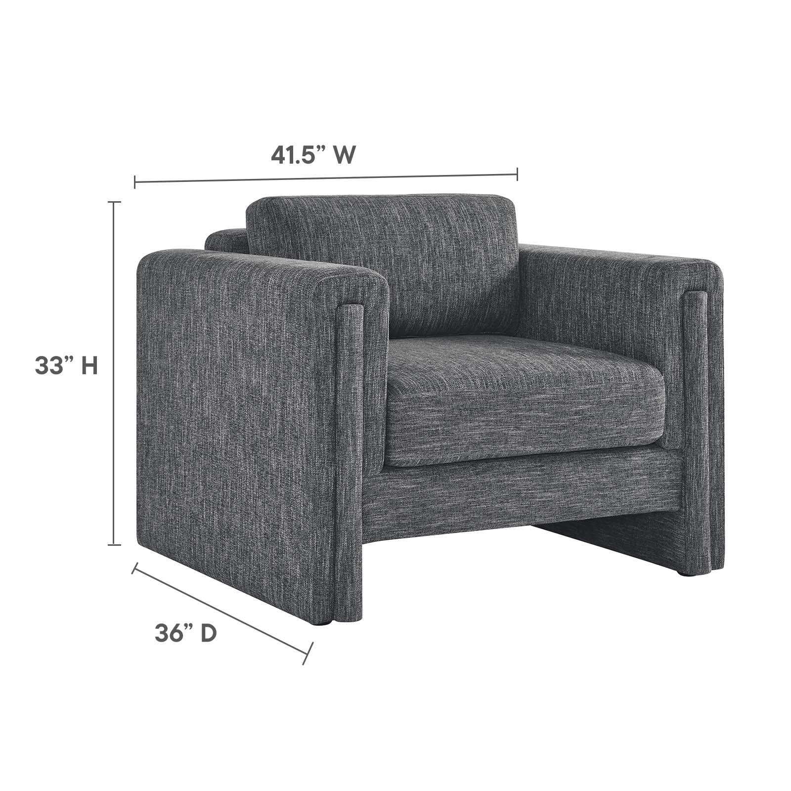 Visible Fabric Armchair By Modway - EEI-6373 - Image 8