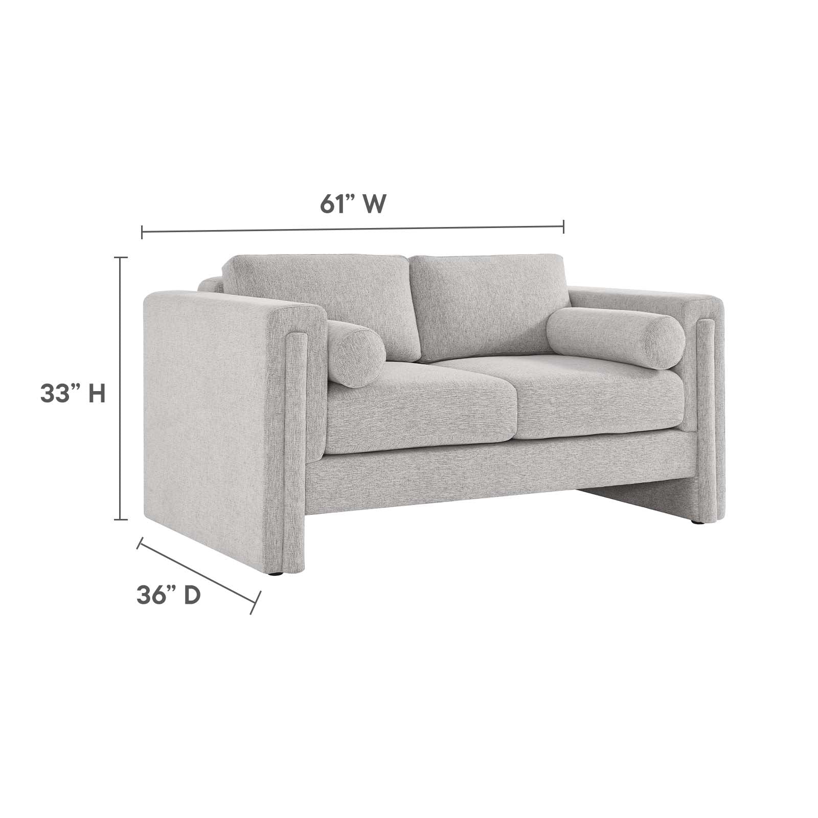 Visible Fabric Loveseat By Modway - EEI-6375 - Image 24