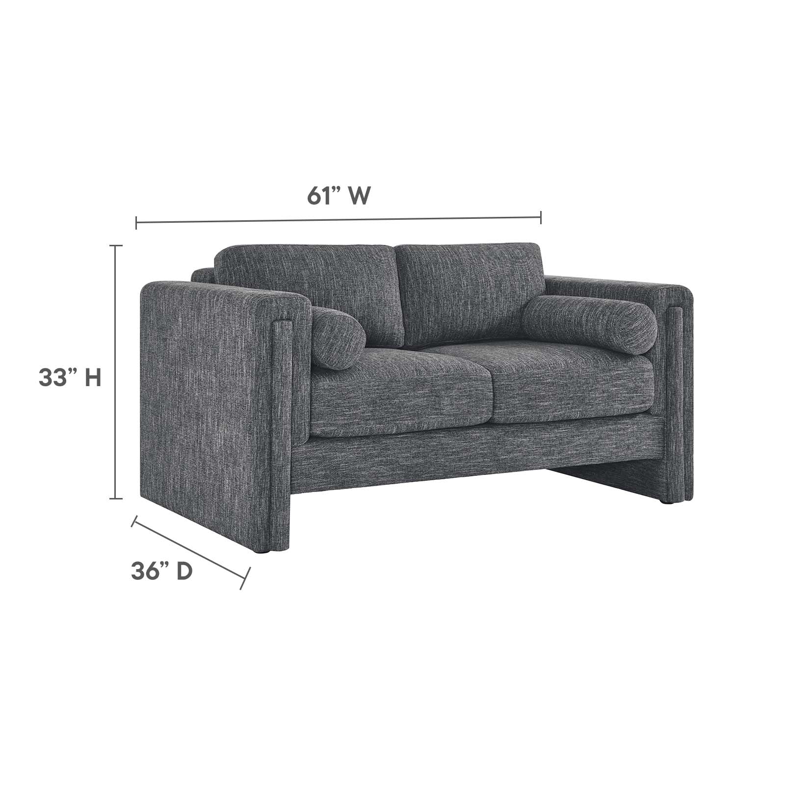 Visible Fabric Loveseat By Modway - EEI-6375 - Image 8