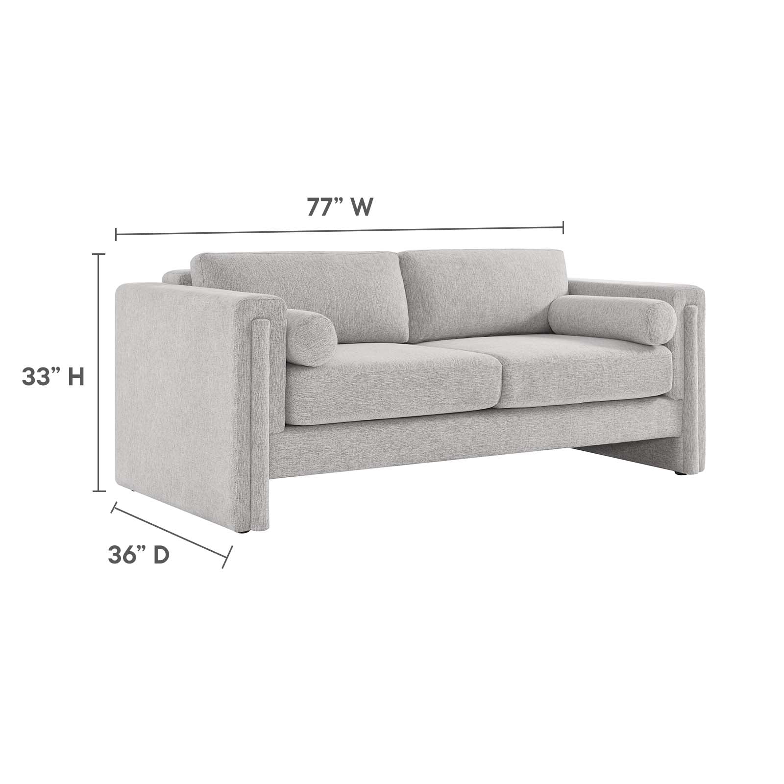 Visible Fabric Sofa By Modway - EEI-6377 - Image 24