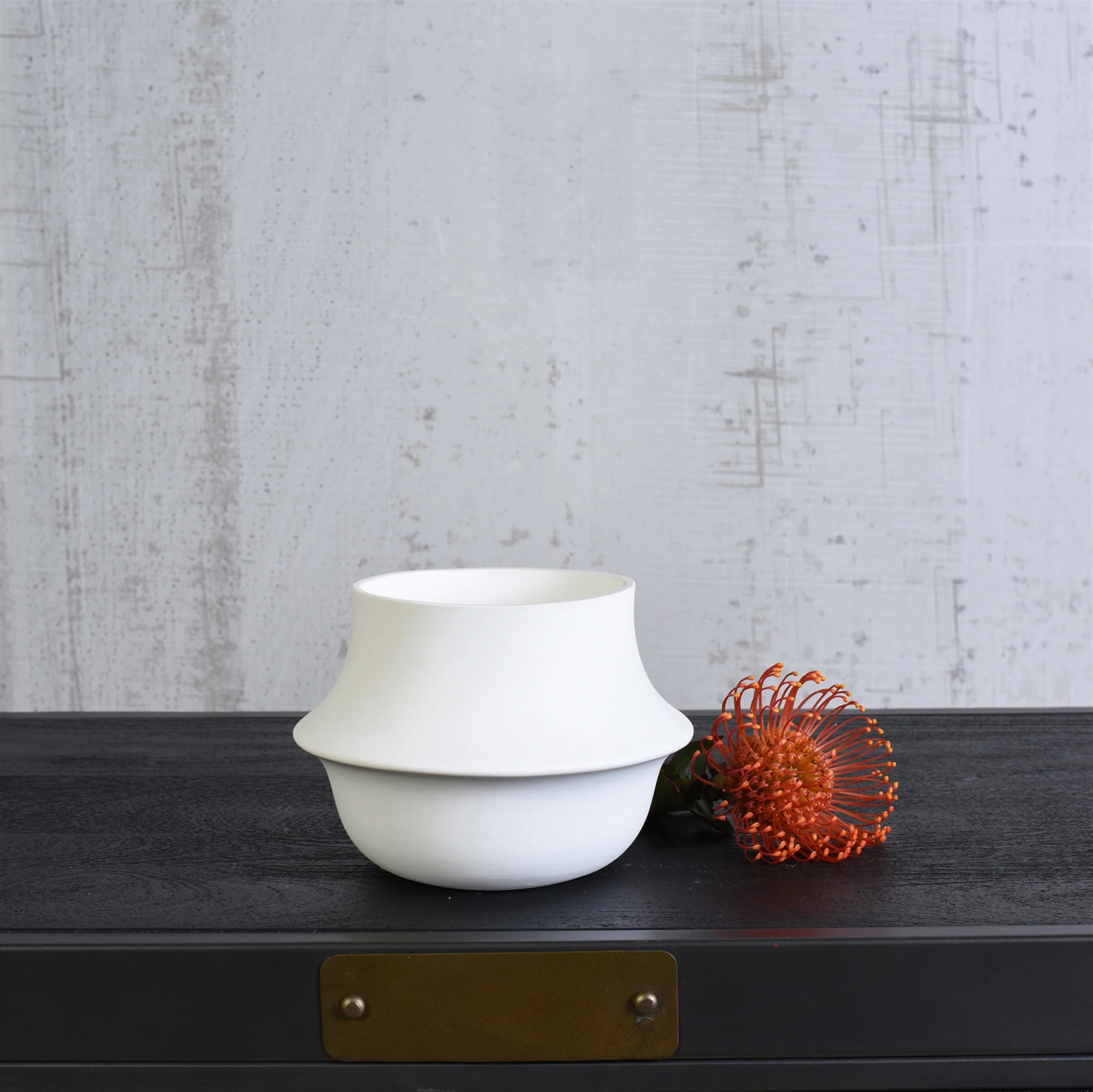 Vita Vase - Large - Matte White Set Of 2 By HomArt - Image 4