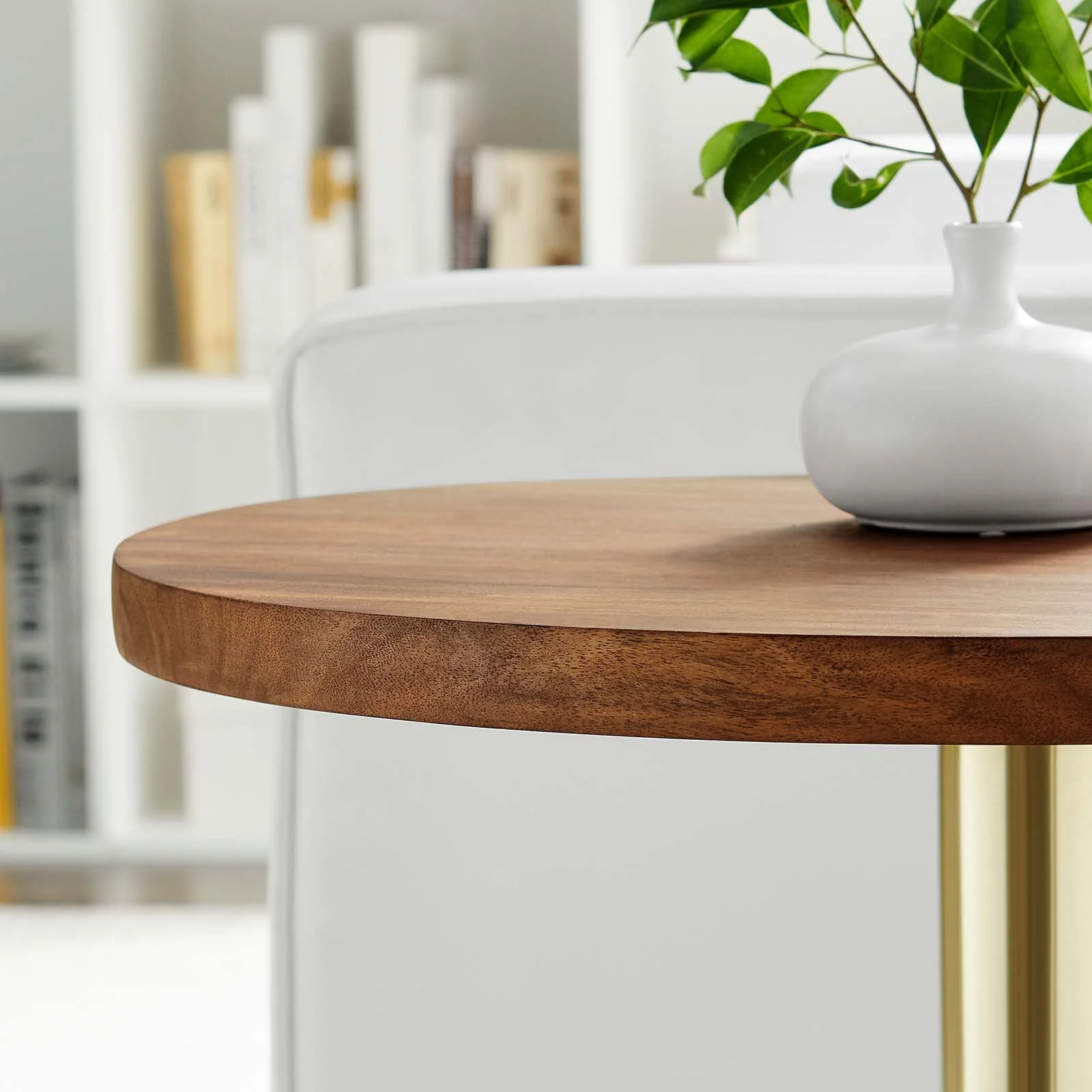 Viva Round Acacia Wood Side Table By Modway - EEI-6610 - Image 16