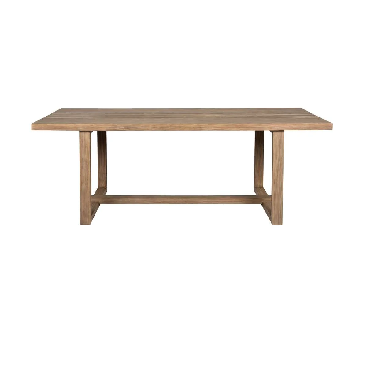 Vivid Outdoor Patio 5 Piece Dining Set in Light Eucalyptus Wood with Taupe Olefin Cushions By Armen Living - Image 5