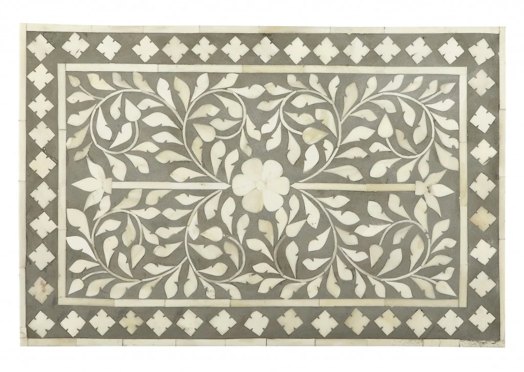Vivienne Grey Bone Inlay Accent Chest By Homeroots - Image 2