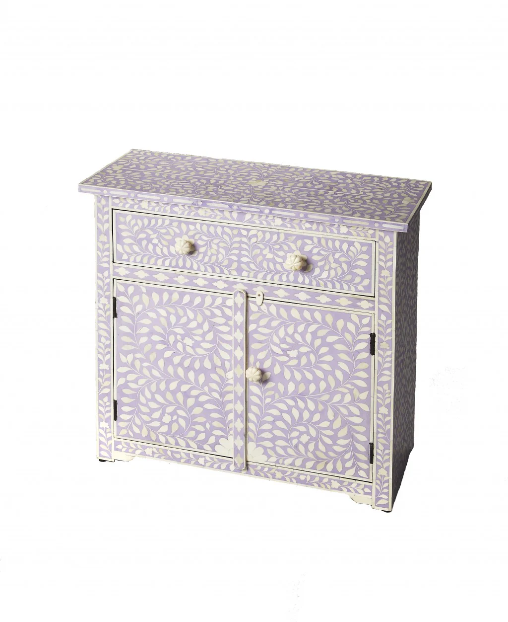 Vivienne Lavender Bone Inlay Console Chest By Homeroots - Image 2