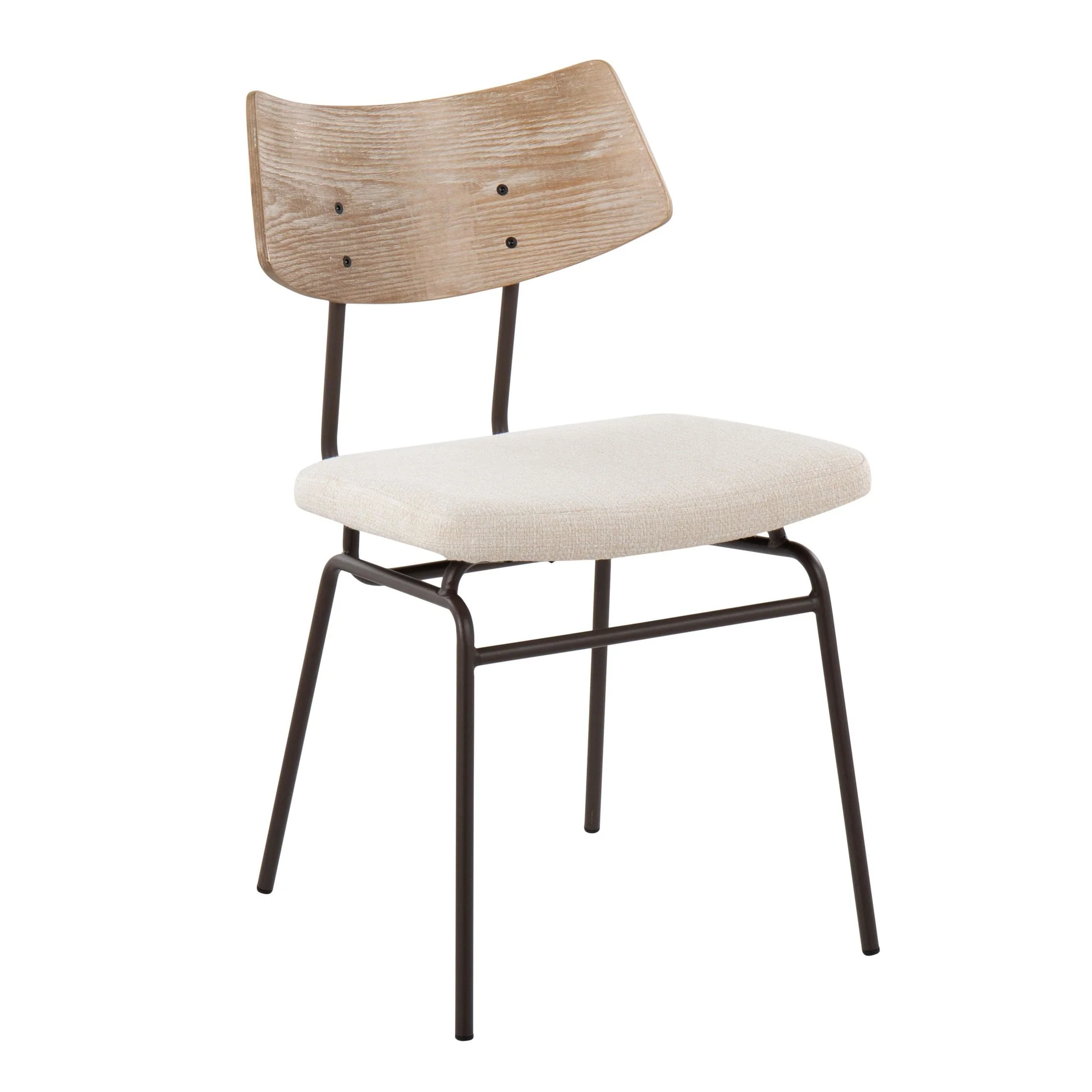 Walker Chair - Set of 2 White By LumiSource - Image 4