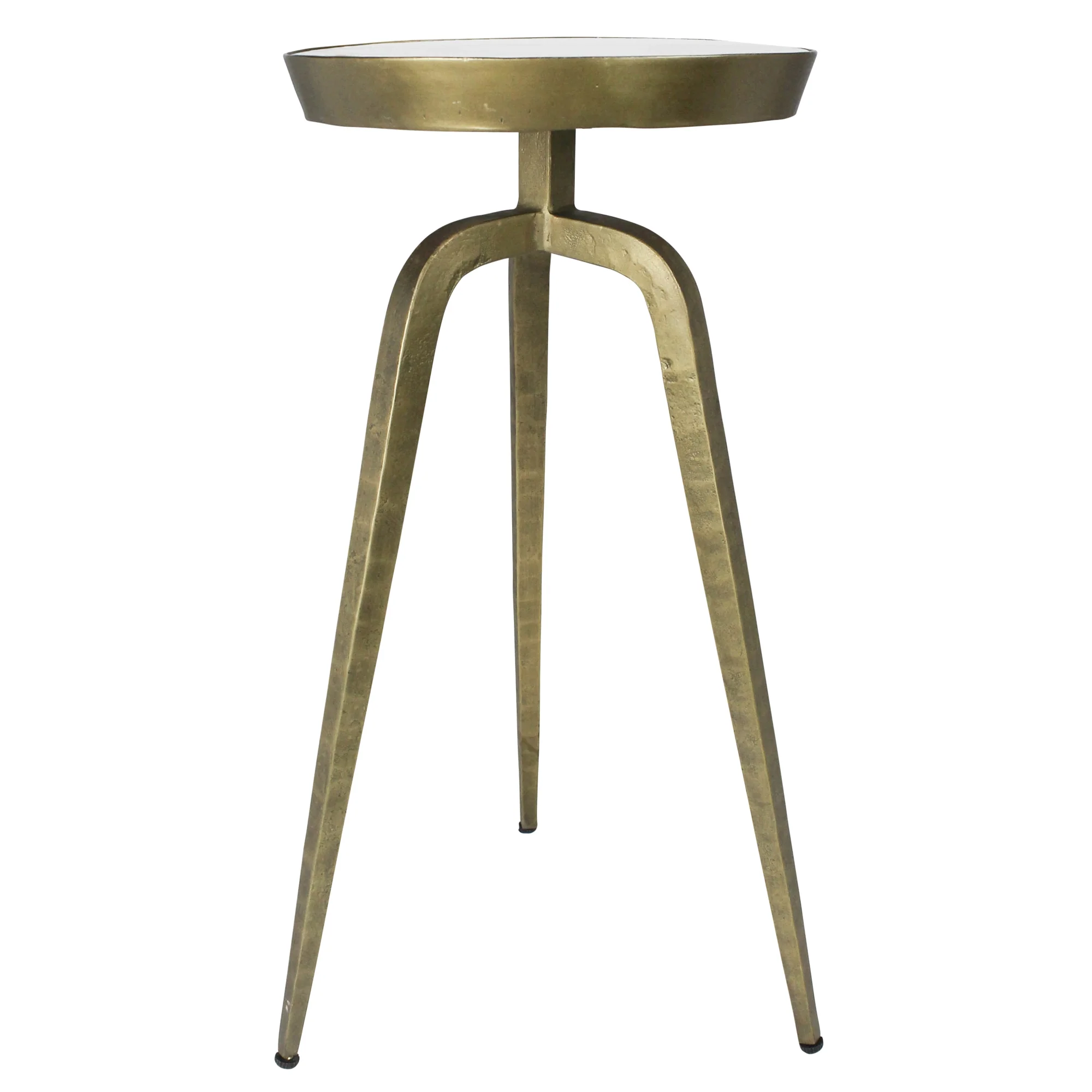 Walker Side Tables, Brass & Marble - Set of 2 By HomArt - Image 2