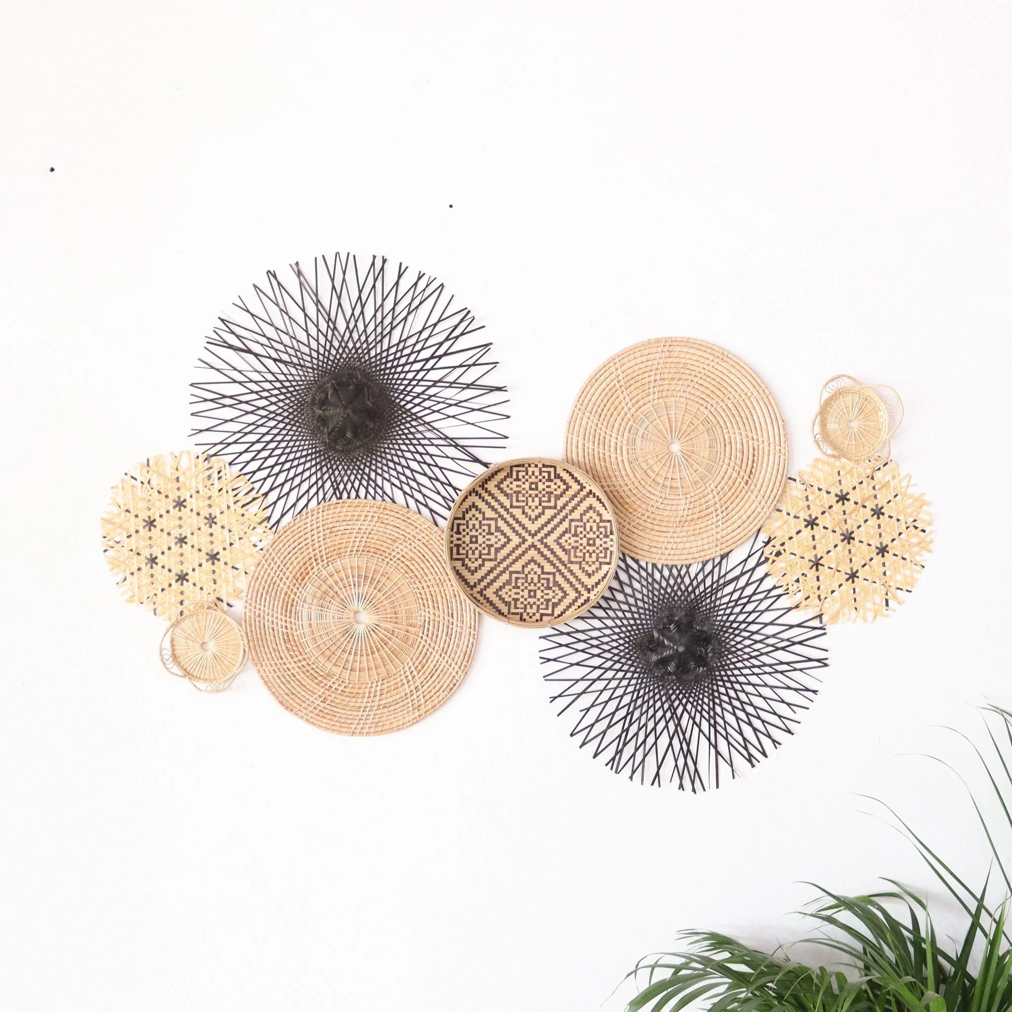 Wall Hanging DeCor Set Of 9 - Da Mi Ka By Thaihome - Image 3