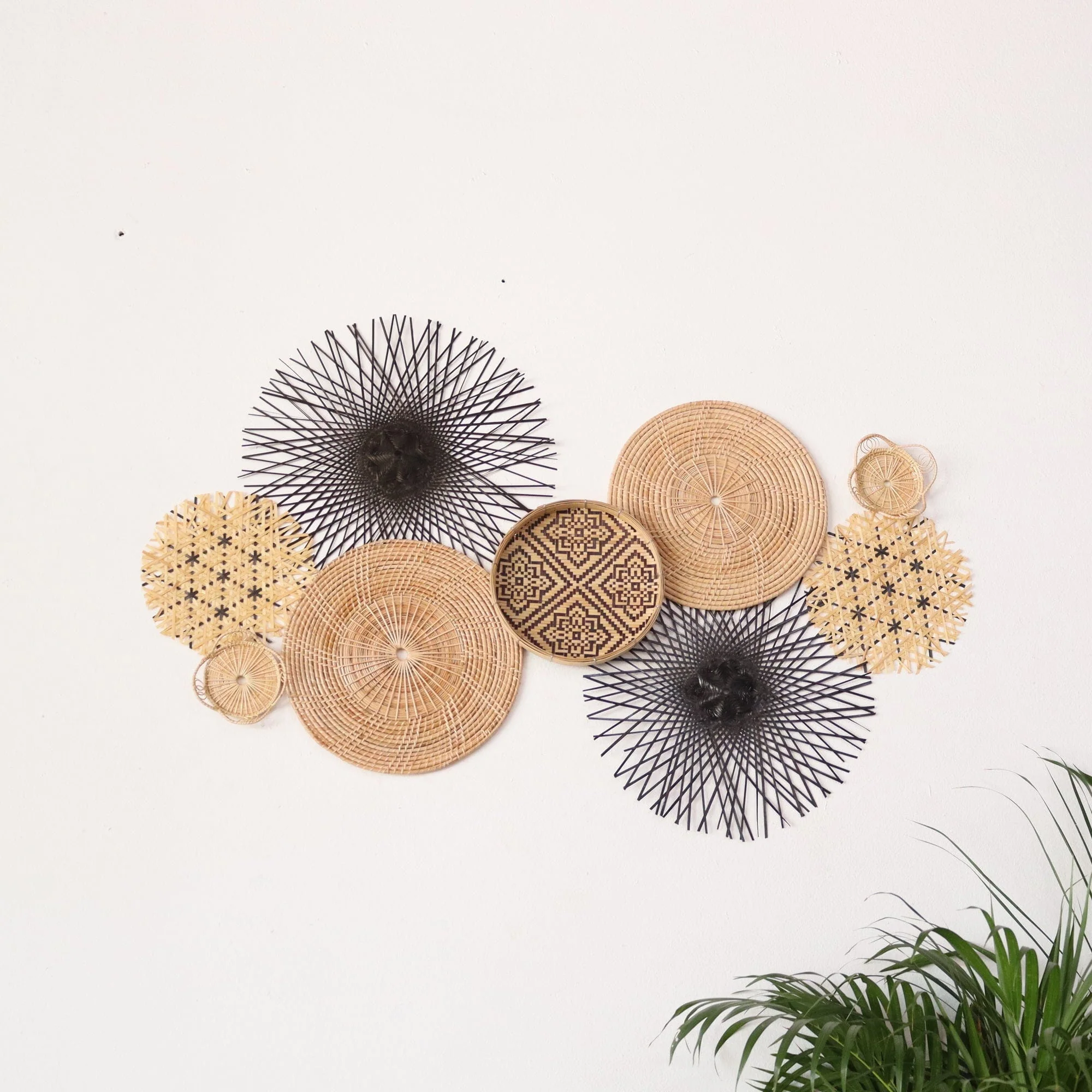 Wall Hanging DeCor Set Of 9 - Da Mi Ka By Thaihome - Image 7