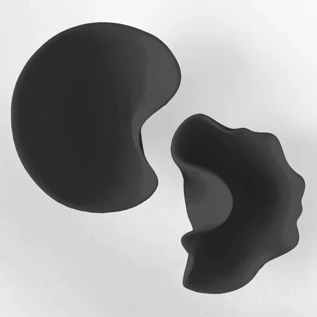 Wall Play Organic Black Set Of 6 By Gold Leaf Design Group - Image 4