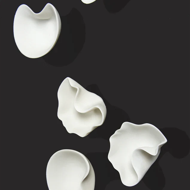 Wall Play Substrate Black W/ Organic Cream/ Lt. Grey By Gold Leaf Design Group - Image 2