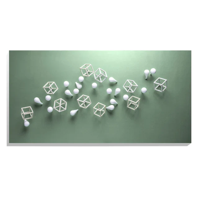 Wall Play Substrate Green Grey By Gold Leaf Design Group - Image 2