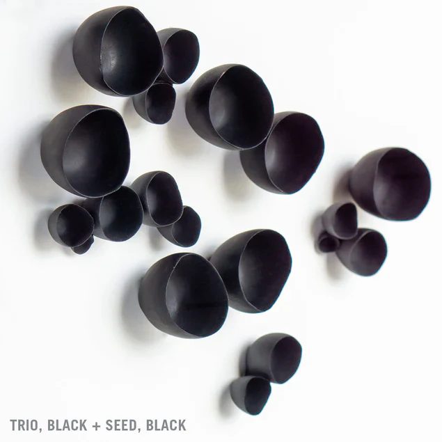Wall Play Trio, Black Set Of 10 By Gold Leaf Design Group - Image 2