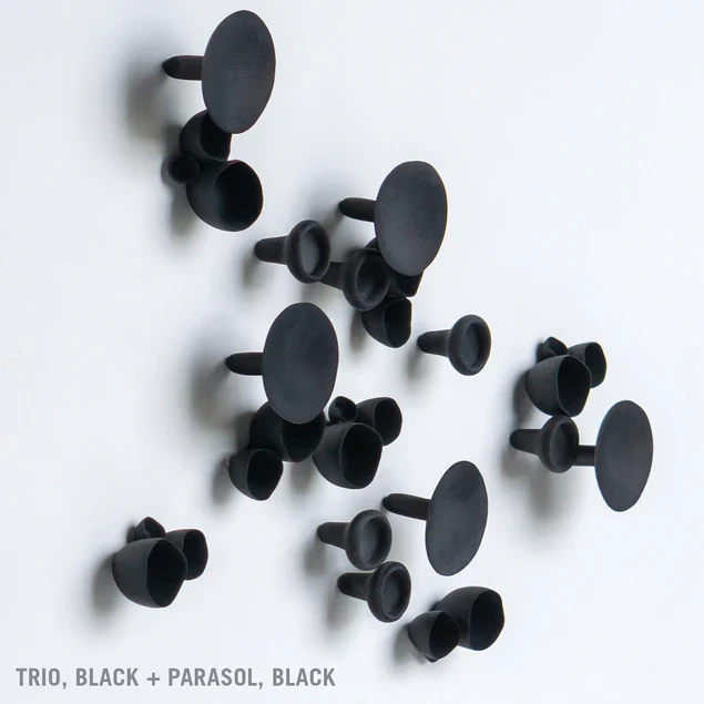Wall Play Trio, Black Set Of 10 By Gold Leaf Design Group - Image 4