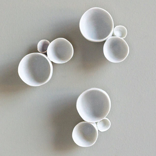 Wall Play Trio, Cream/Lt Grey Set Of 10 By Gold Leaf Design Group - Image 2